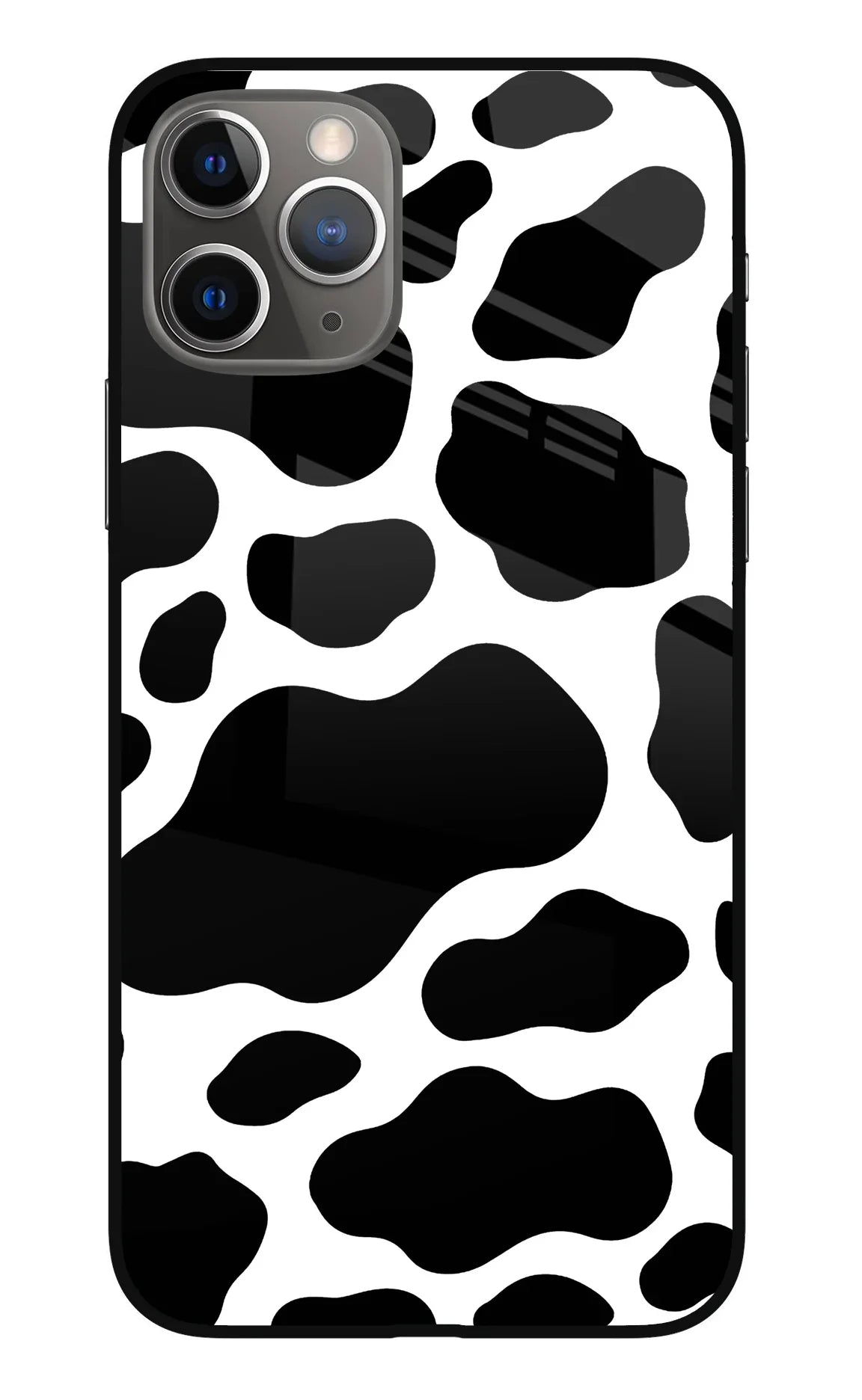Cow Spots iPhone 11 Pro Glass Case - Cow Spots iPhone 11 Pro Glass Case Cow Spots iPhone 11 Pro Glass Case