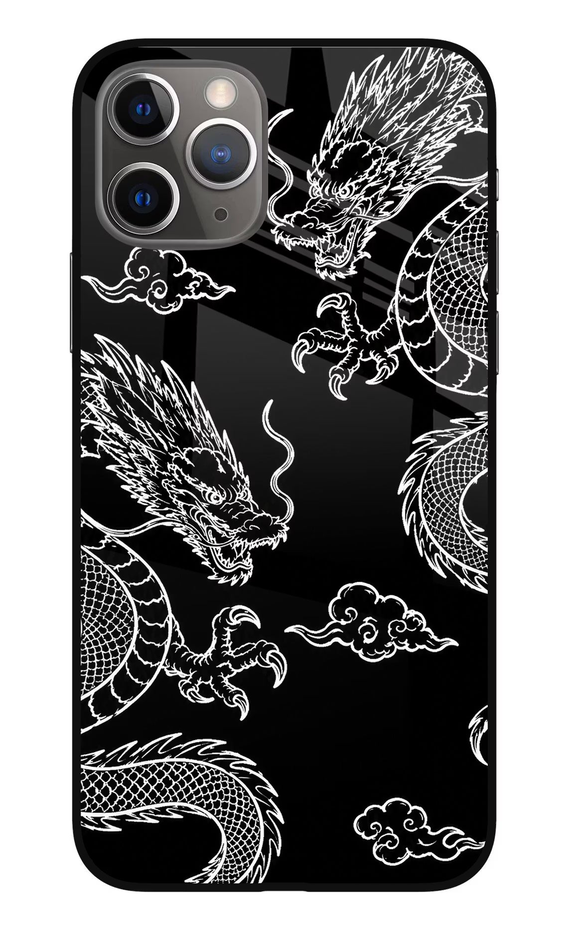 Twin Dragons iPhone 11 Pro Glass Case - Twin Dragons iPhone 11 Pro Glass Case Twin Dragons iPhone 11 Pro Glass Case