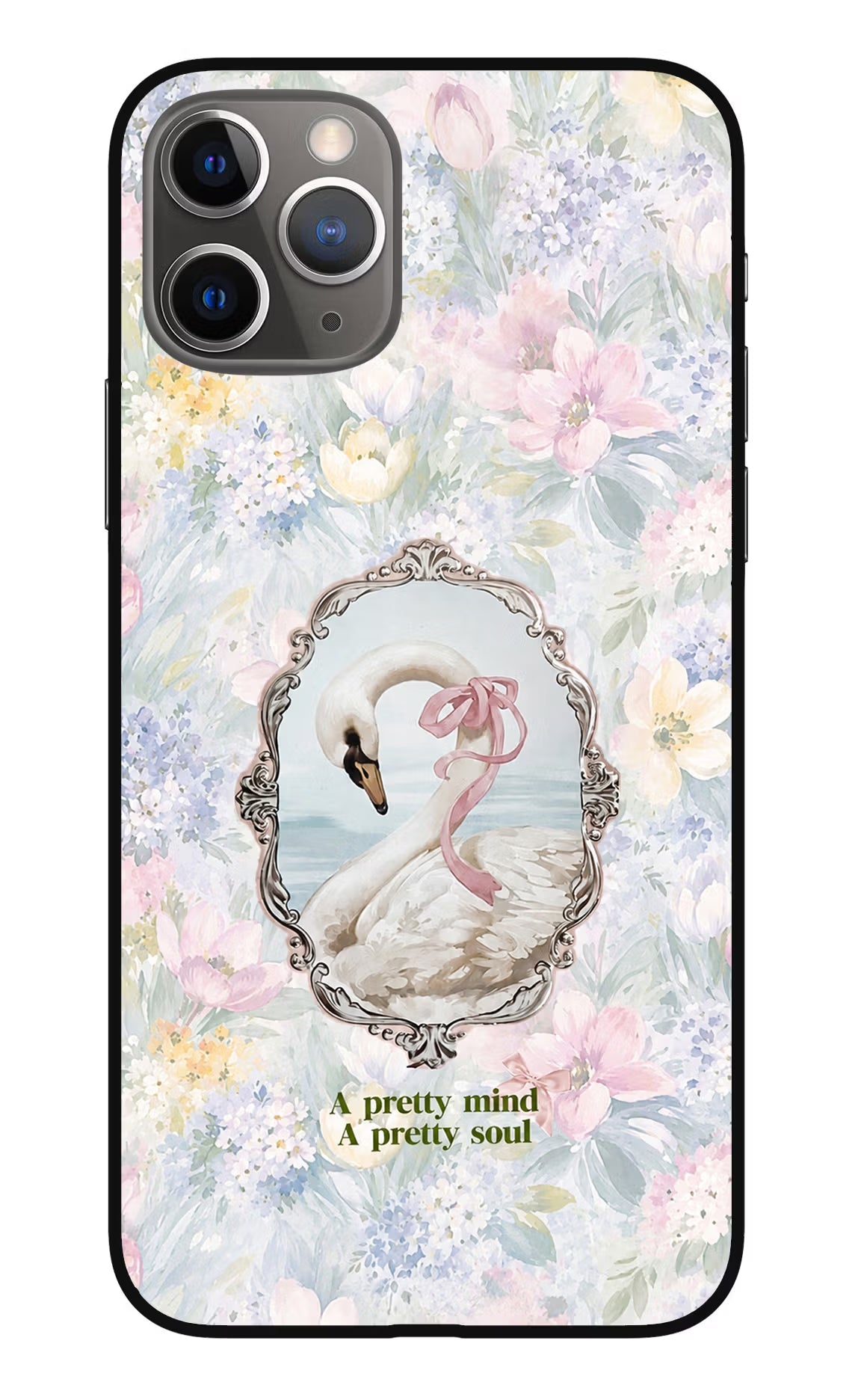 Pretty Mind Pretty Soul iPhone 11 Pro Glass Case - Pretty Mind Pretty Soul iPhone 11 Pro Glass Case Pretty Mind Pretty Soul iPhone 11 Pro Glass Case