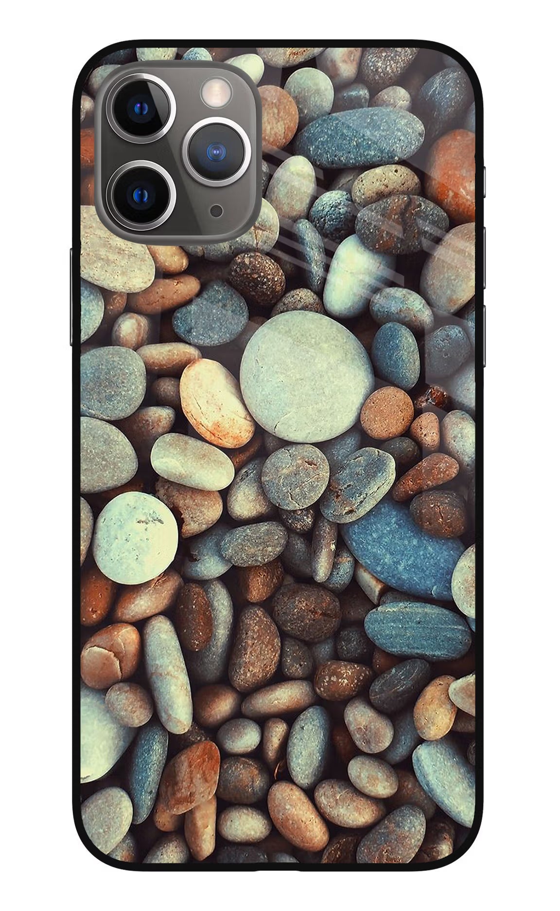 Pebble iPhone 11 Pro Max Glass Case - Pebble iPhone 11 Pro Max Glass Case Pebble iPhone 11 Pro Max Glass Case