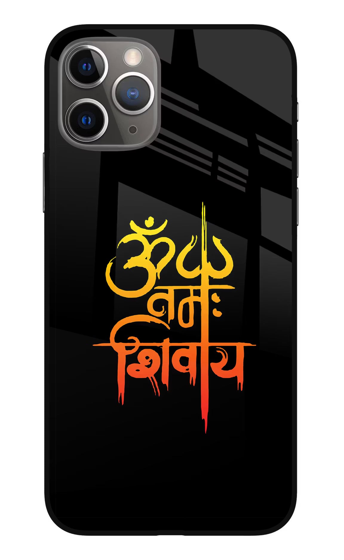 Om Namah Shivay iPhone 11 Pro Max Glass Case - Om Namah Shivay iPhone 11 Pro Max Glass Case Om Namah Shivay iPhone 11 Pro Max Glass Case