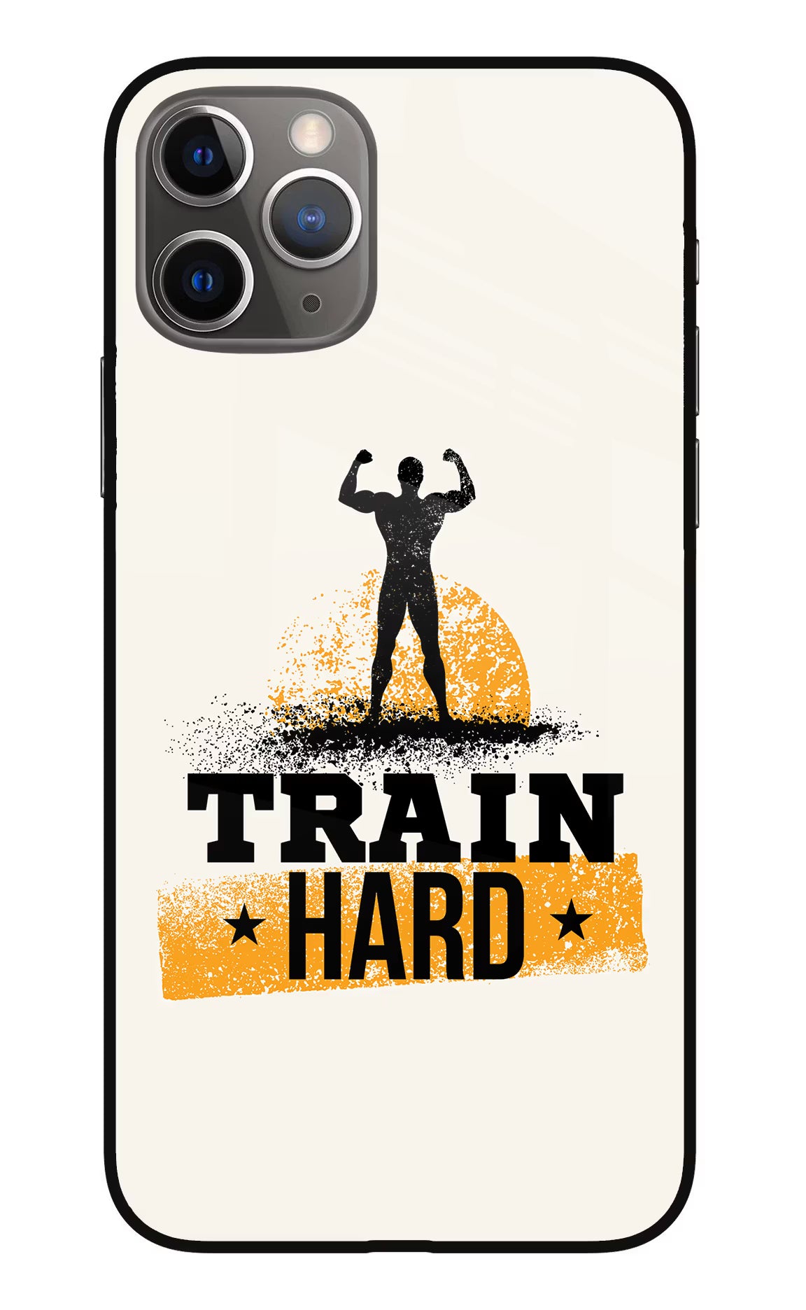 Train Hard iPhone 11 Pro Max Glass Case - Train Hard iPhone 11 Pro Max Glass Case Train Hard iPhone 11 Pro Max Glass Case