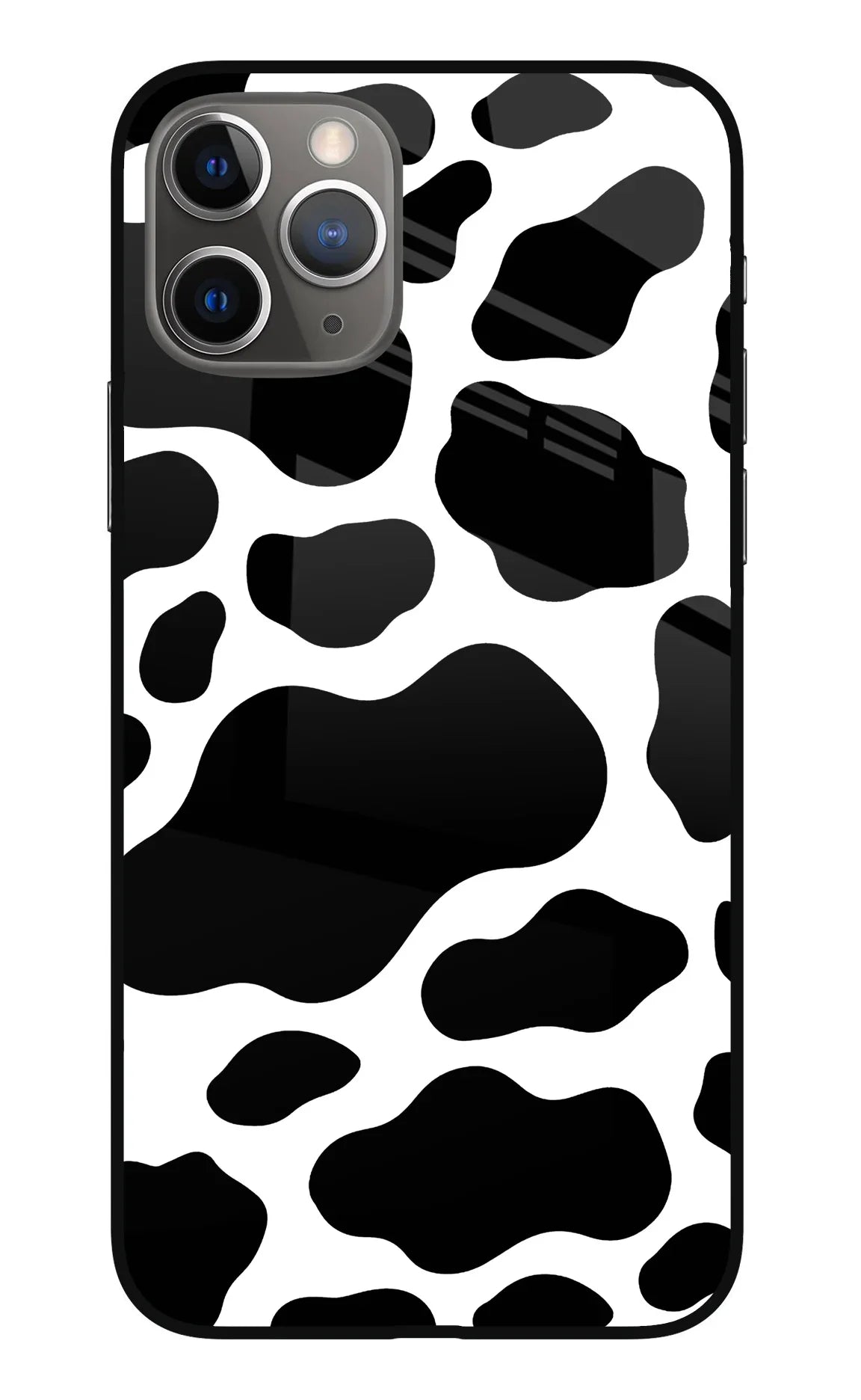 Cow Spots iPhone 11 Pro Max Glass Case - Cow Spots iPhone 11 Pro Max Glass Case Cow Spots iPhone 11 Pro Max Glass Case