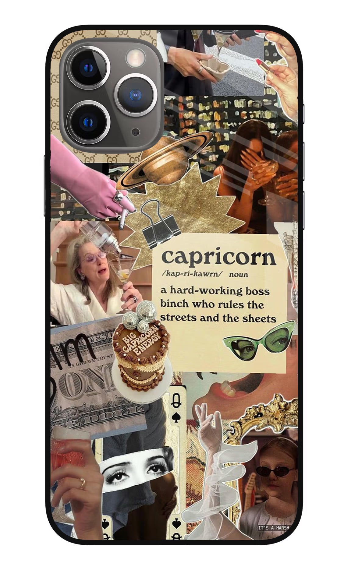 Capricorn Zodiac iPhone 11 Pro Max Glass Case - Capricorn Zodiac iPhone 11 Pro Max Glass Case Capricorn Zodiac iPhone 11 Pro Max Glass Case