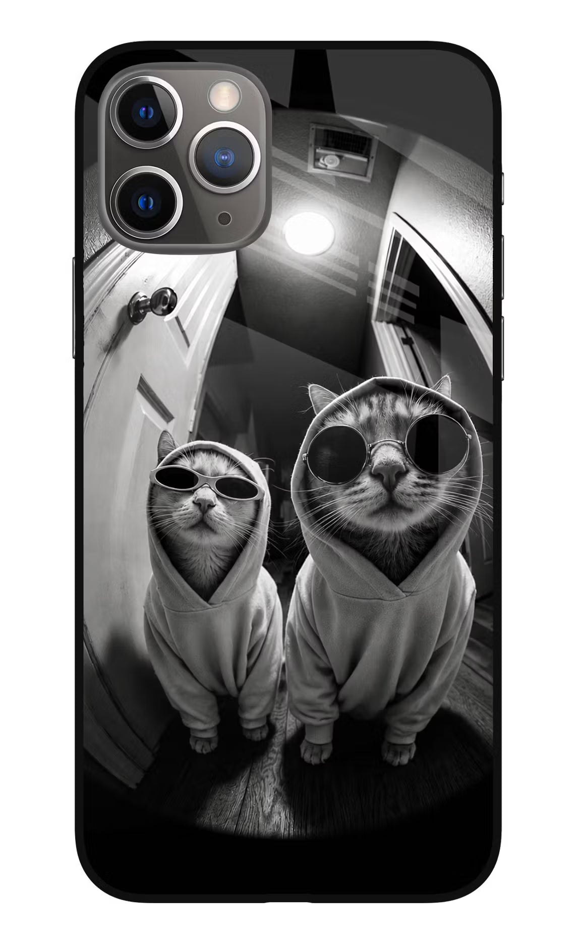 Hood Cats iPhone 11 Pro Max Glass Case - Hood Cats iPhone 11 Pro Max Glass Case Hood Cats iPhone 11 Pro Max Glass Case