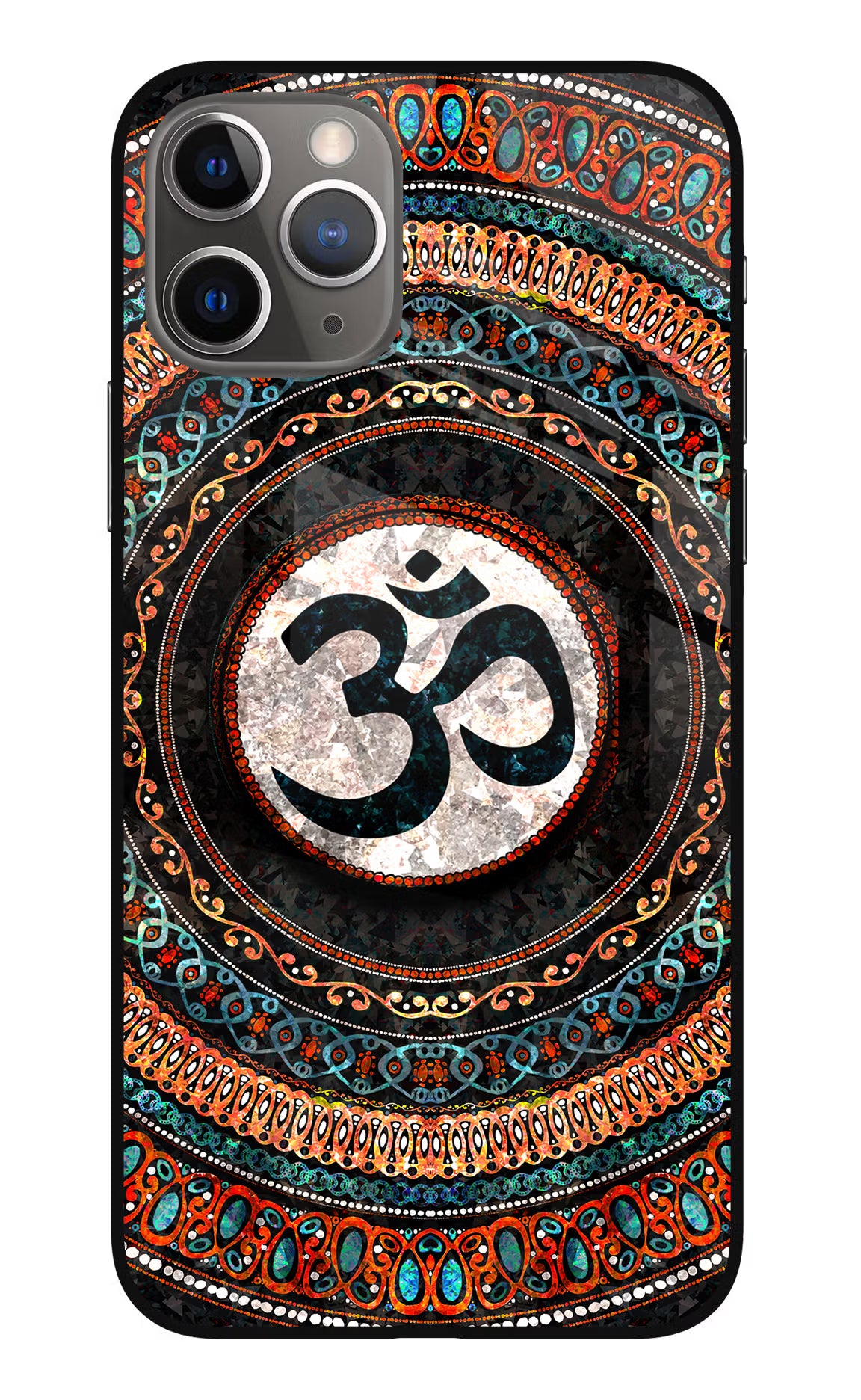 Om Culture iPhone 11 Pro Max Glass Case - Om Culture iPhone 11 Pro Max Glass Case Om Culture iPhone 11 Pro Max Glass Case