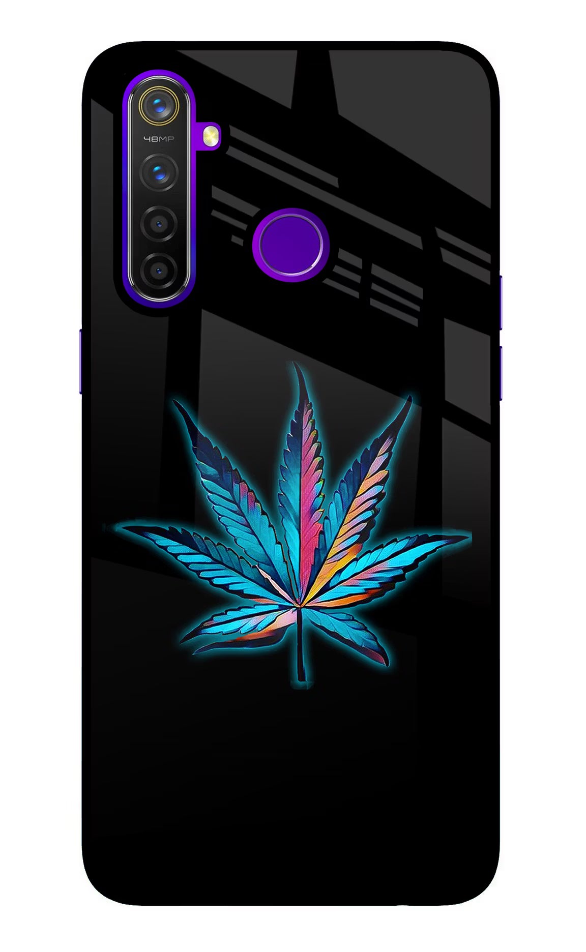 Weed Realme 5 Pro Glass Case - Weed Realme 5 Pro Glass Case Weed Realme 5 Pro Glass Case