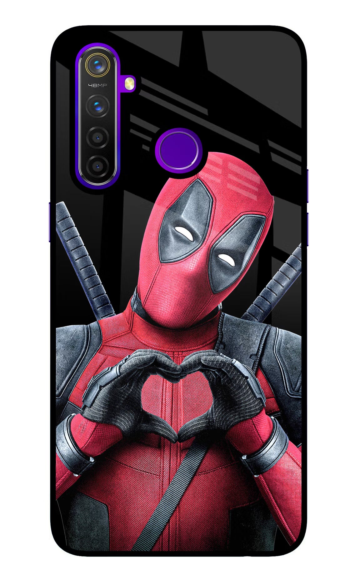 Deadpool Realme 5 Pro Glass Case - Deadpool Realme 5 Pro Glass Case Deadpool Realme 5 Pro Glass Case