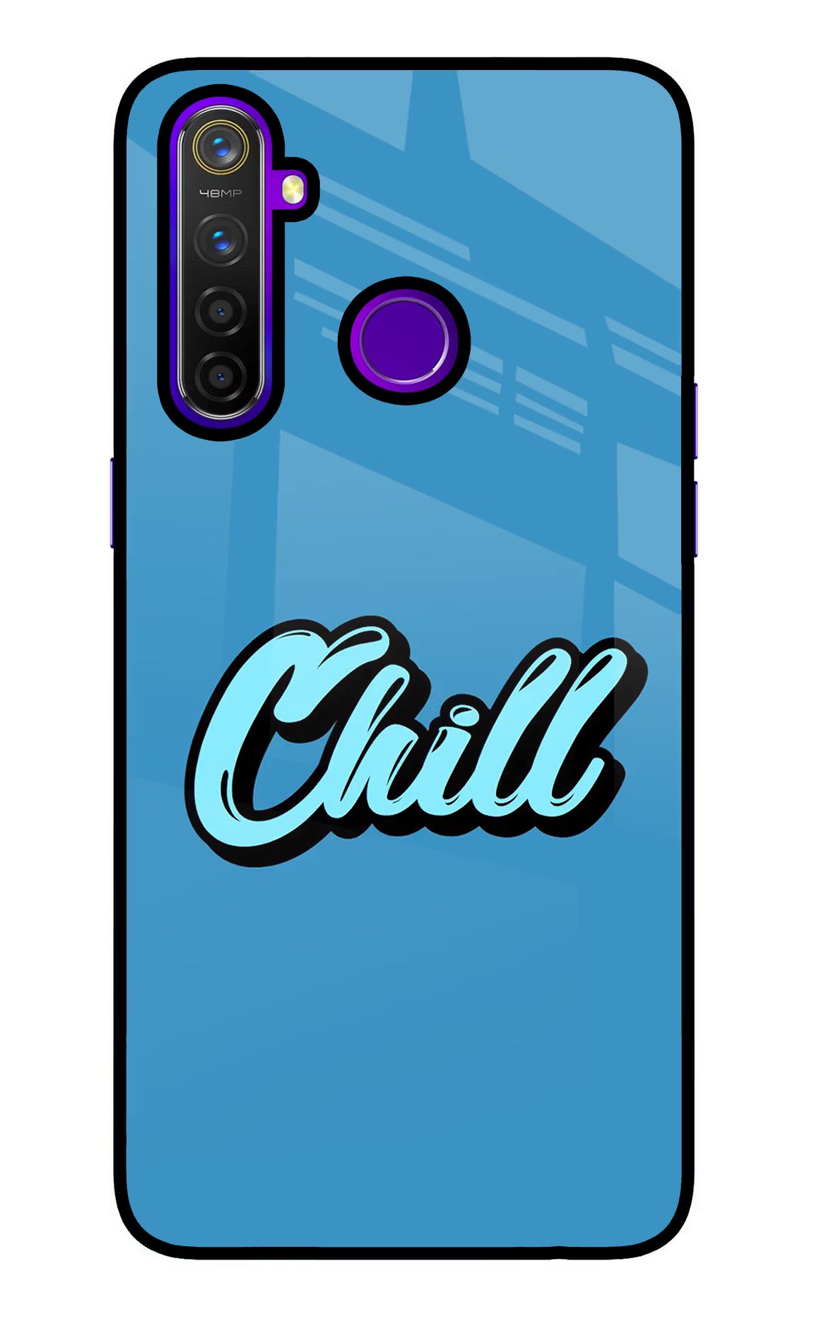 Chill Realme 5 Pro Back Cover - Chill Realme 5 Pro Glass Case Back Cover by Casekaro Chill Realme 5 Pro Glass Case Back Cover by Casekaro