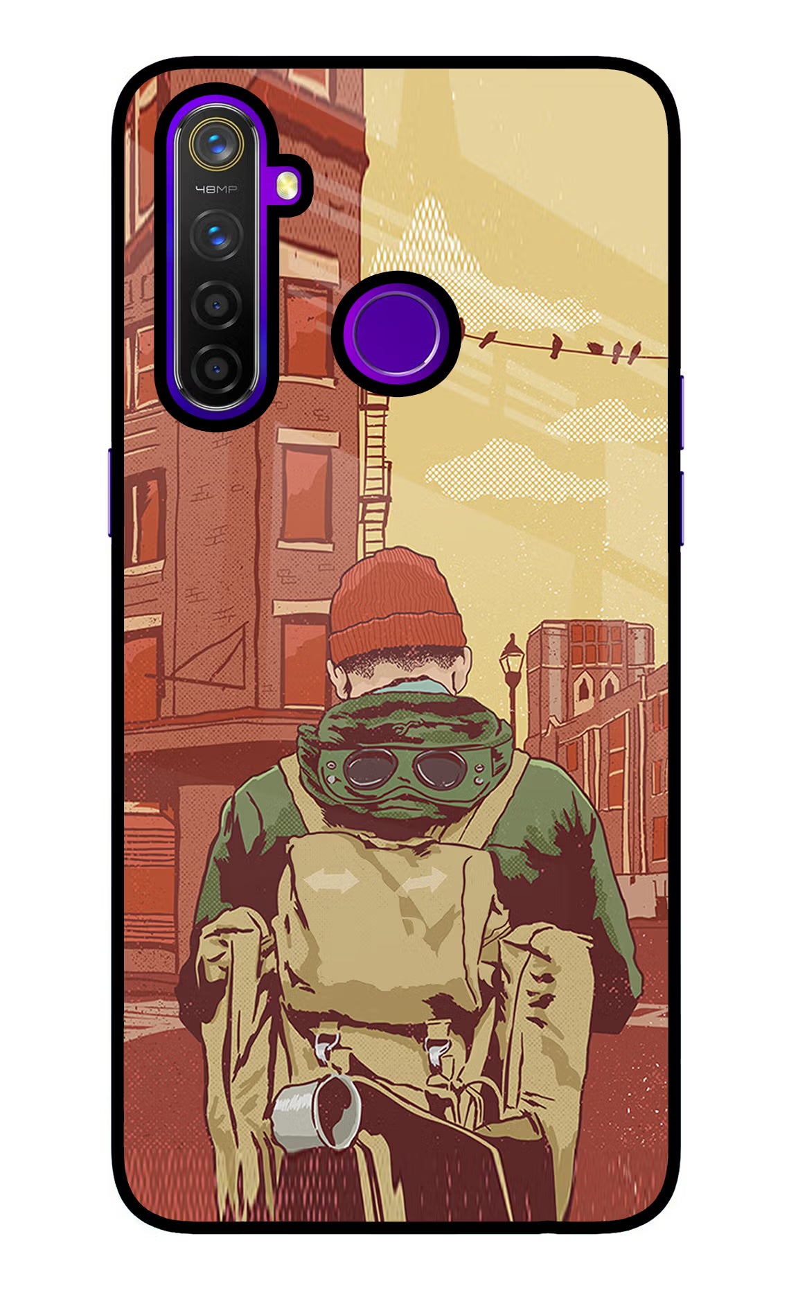 Adventurous Realme 5 Pro Back Cover - Adventurous Realme 5 Pro Glass Case Back Cover by Casekaro Adventurous Realme 5 Pro Glass Case Back Cover by Casekaro