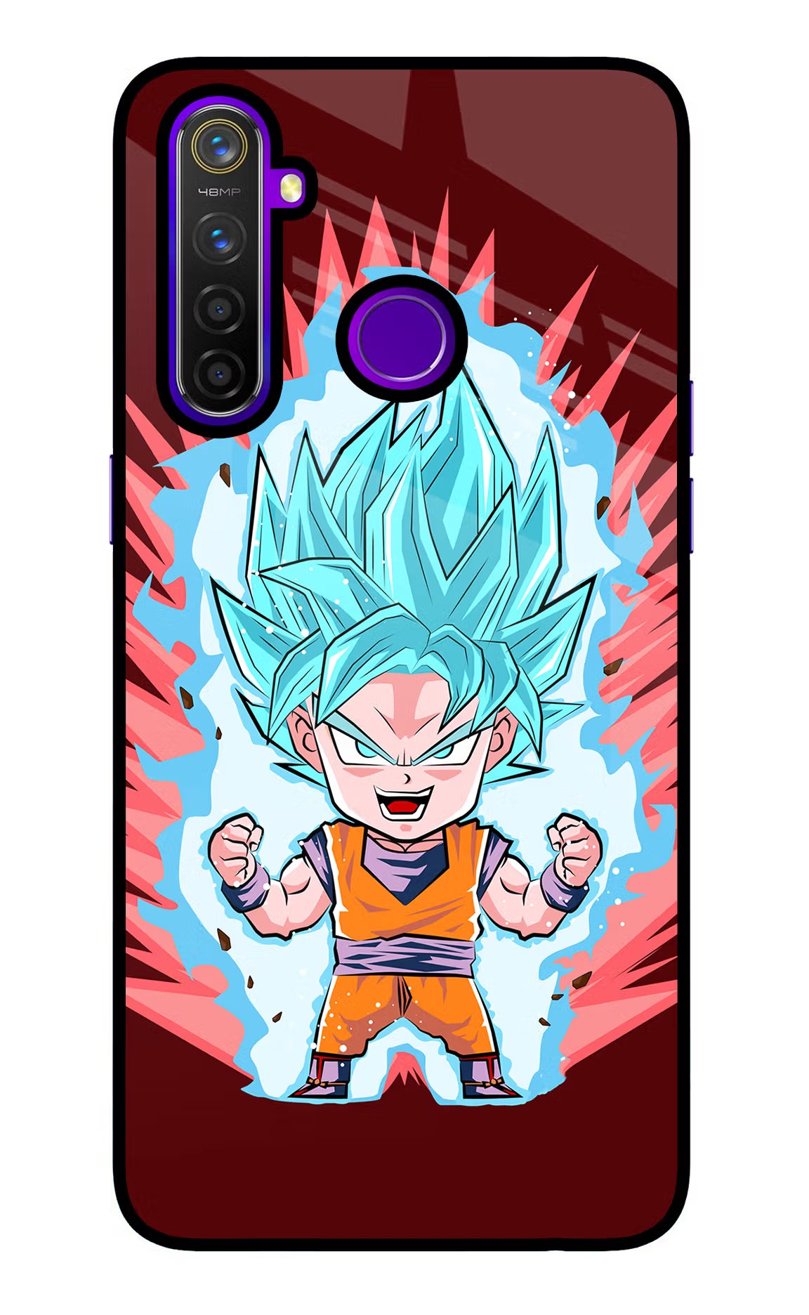 Goku Little Realme 5 Pro Glass Case - Goku Little Realme 5 Pro Glass Case Goku Little Realme 5 Pro Glass Case