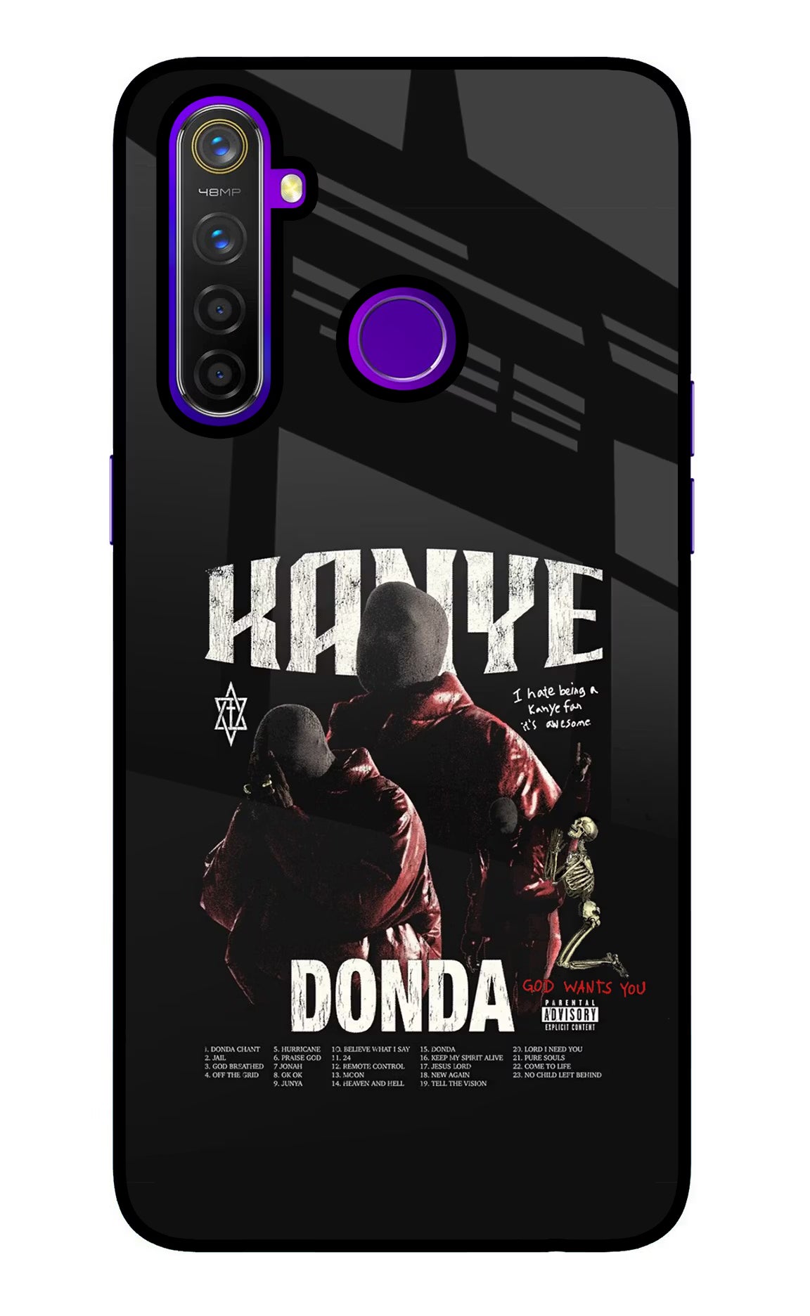 Donda Kanye West Realme 5 Pro Glass Case - Donda Kanye West Realme 5 Pro Glass Case Donda Kanye West Realme 5 Pro Glass Case