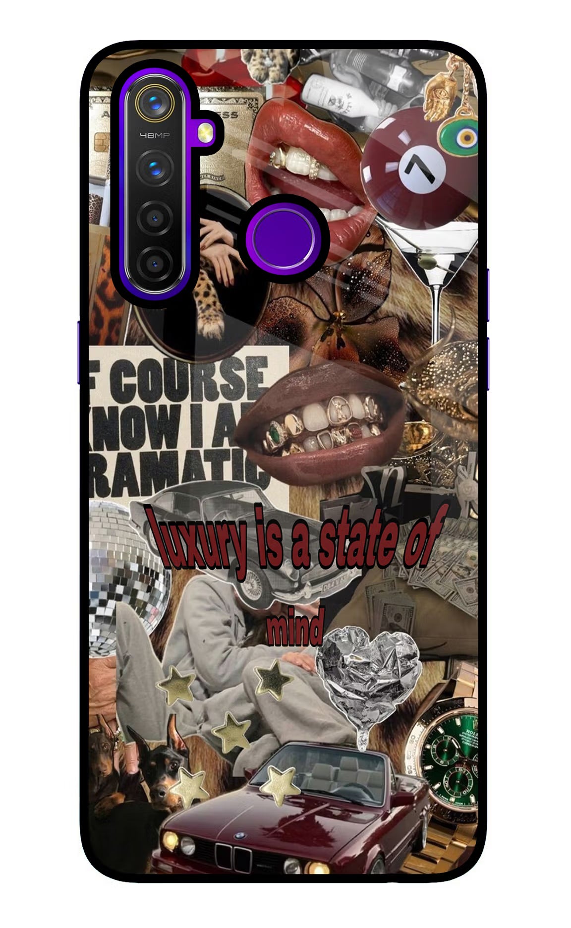 Luxury Realme 5 Pro Glass Case - Luxury Realme 5 Pro Glass Case Luxury Realme 5 Pro Glass Case