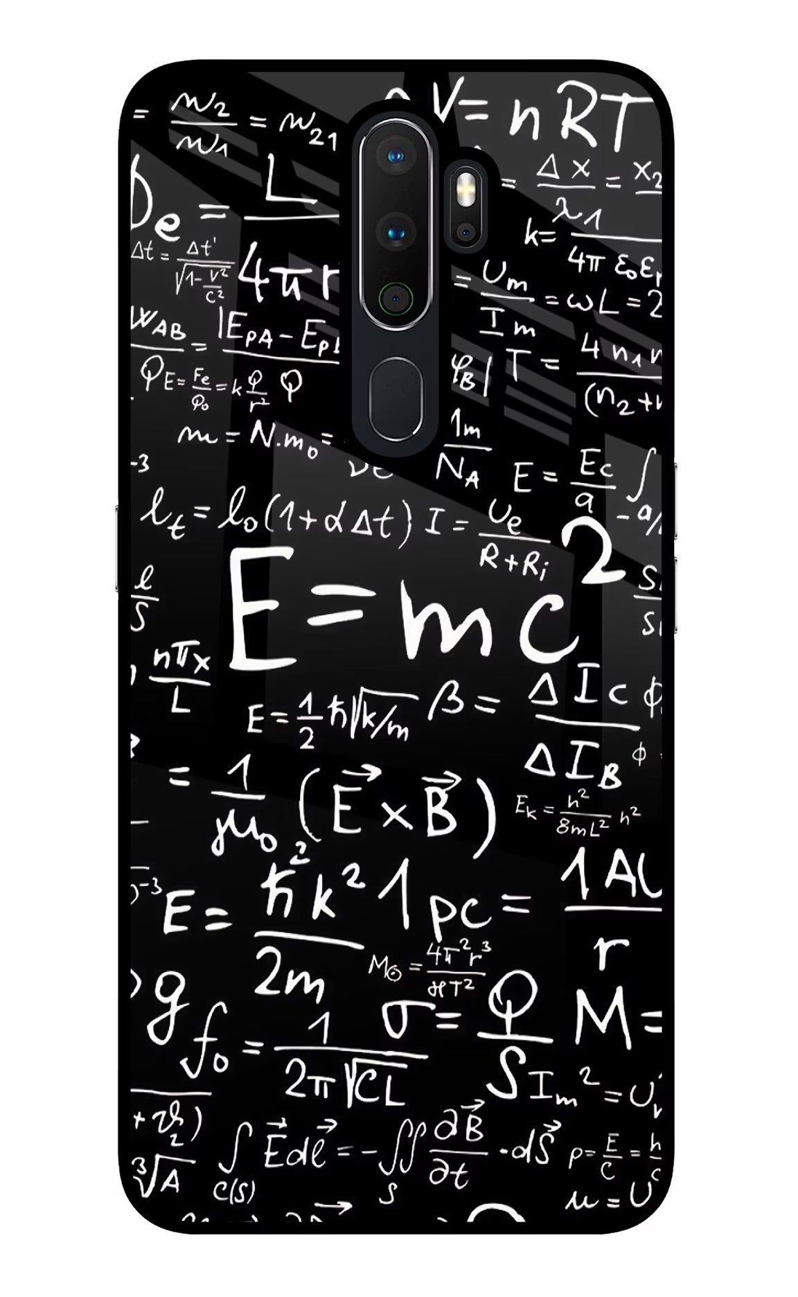 Physics Formula Oppo A5 2020/A9 2020 Glass Case - Physics Formula Oppo A5 2020/A9 2020 Glass Case Physics Formula Oppo A5 2020/A9 2020 Glass Case