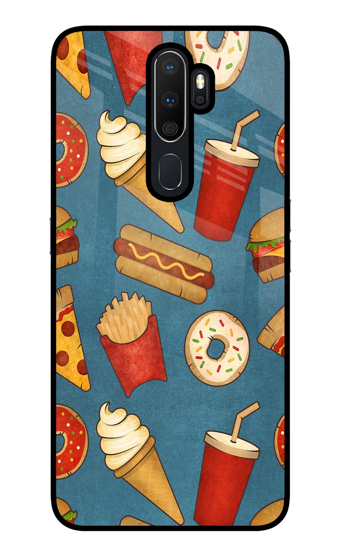 Foodie Oppo A5 2020/A9 2020 Glass Case - Foodie Oppo A5 2020/A9 2020 Glass Case Foodie Oppo A5 2020/A9 2020 Glass Case