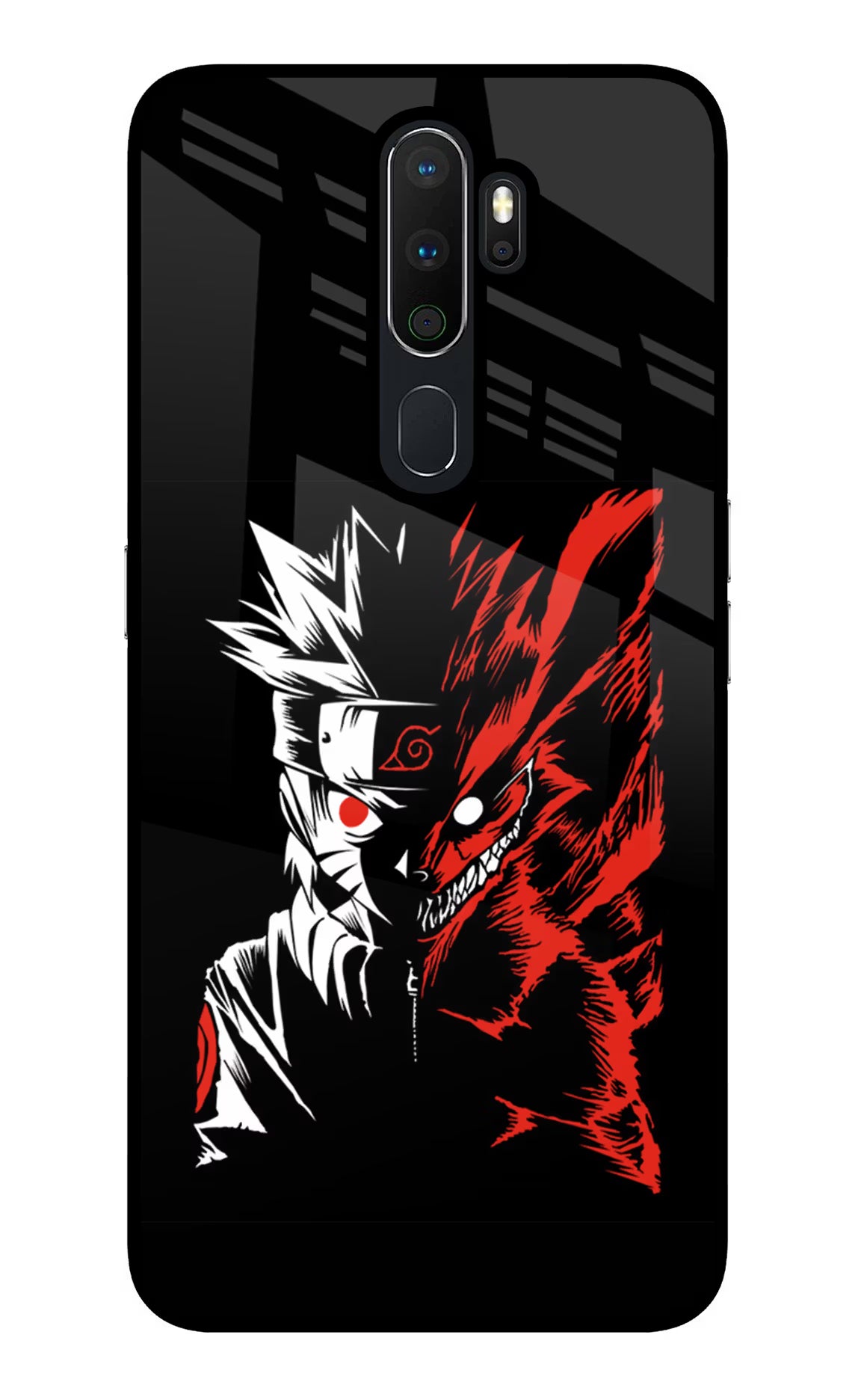 Naruto Two Face Oppo A5 2020/A9 2020 Glass Case - Naruto Two Face Oppo A5 2020/A9 2020 Glass Case Naruto Two Face Oppo A5 2020/A9 2020 Glass Case