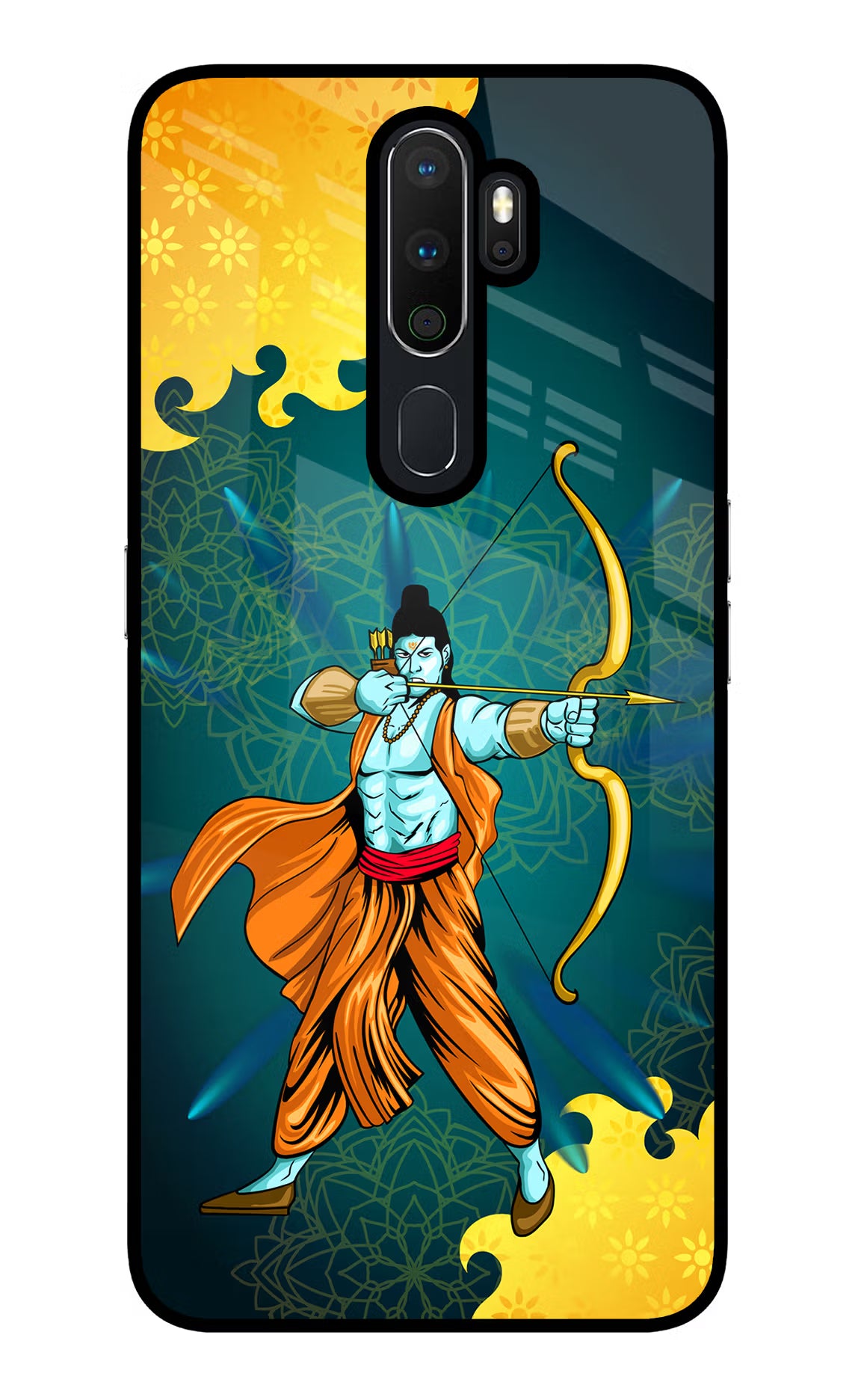 Lord Ram - 6 Oppo A5 2020/A9 2020 Glass Case - Lord Ram - 6 Oppo A5 2020/A9 2020 Glass Case Lord Ram - 6 Oppo A5 2020/A9 2020 Glass Case