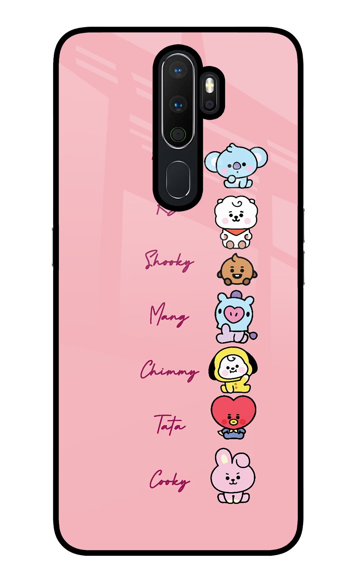 BTS names Oppo A5 2020/A9 2020 Glass Case - BTS names Oppo A5 2020/A9 2020 Glass Case BTS names Oppo A5 2020/A9 2020 Glass Case