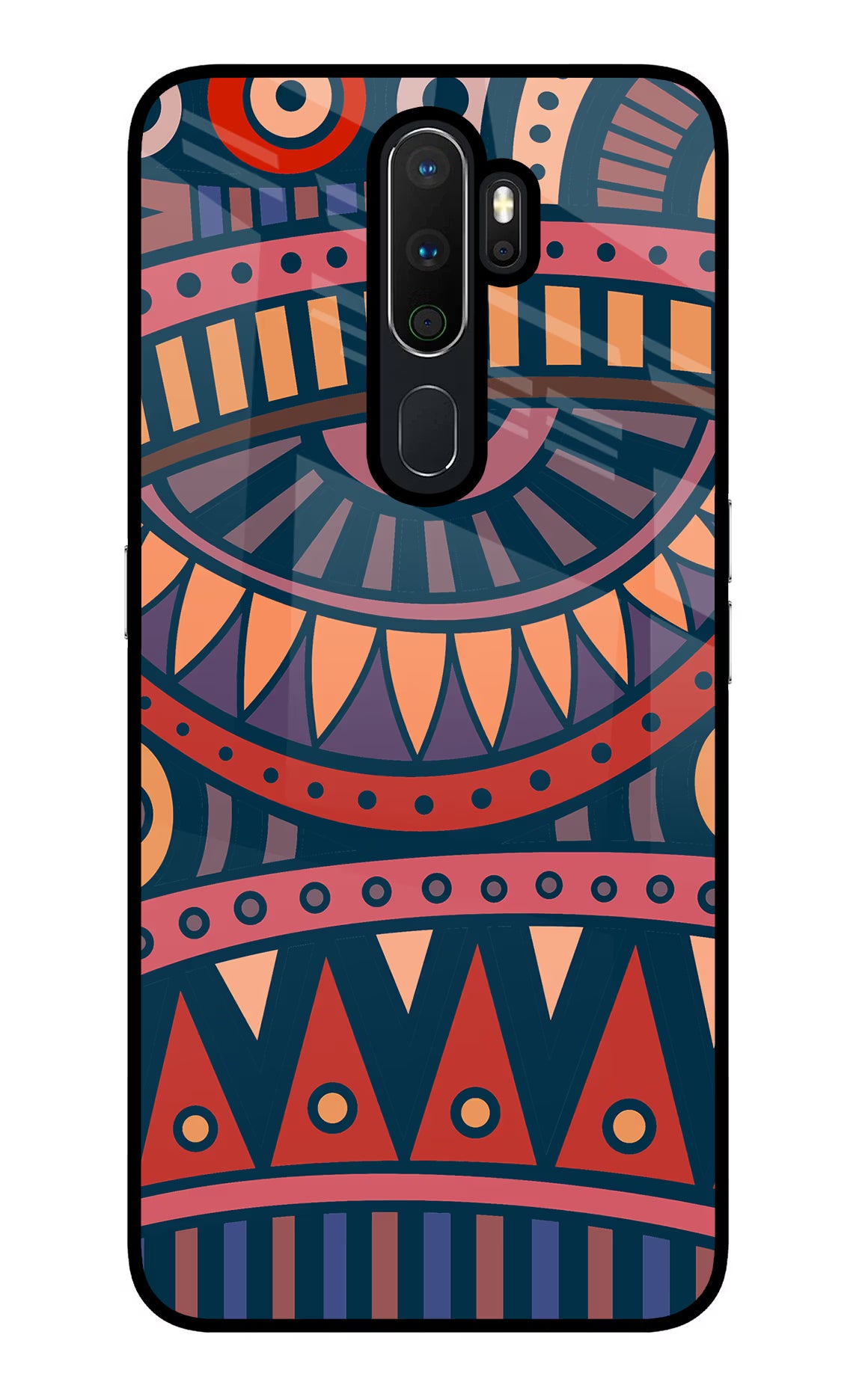 African Culture Design Oppo A5 2020/A9 2020 Glass Case - African Culture Design Oppo A5 2020/A9 2020 Glass Case African Culture Design Oppo A5 2020/A9 2020 Glass Case