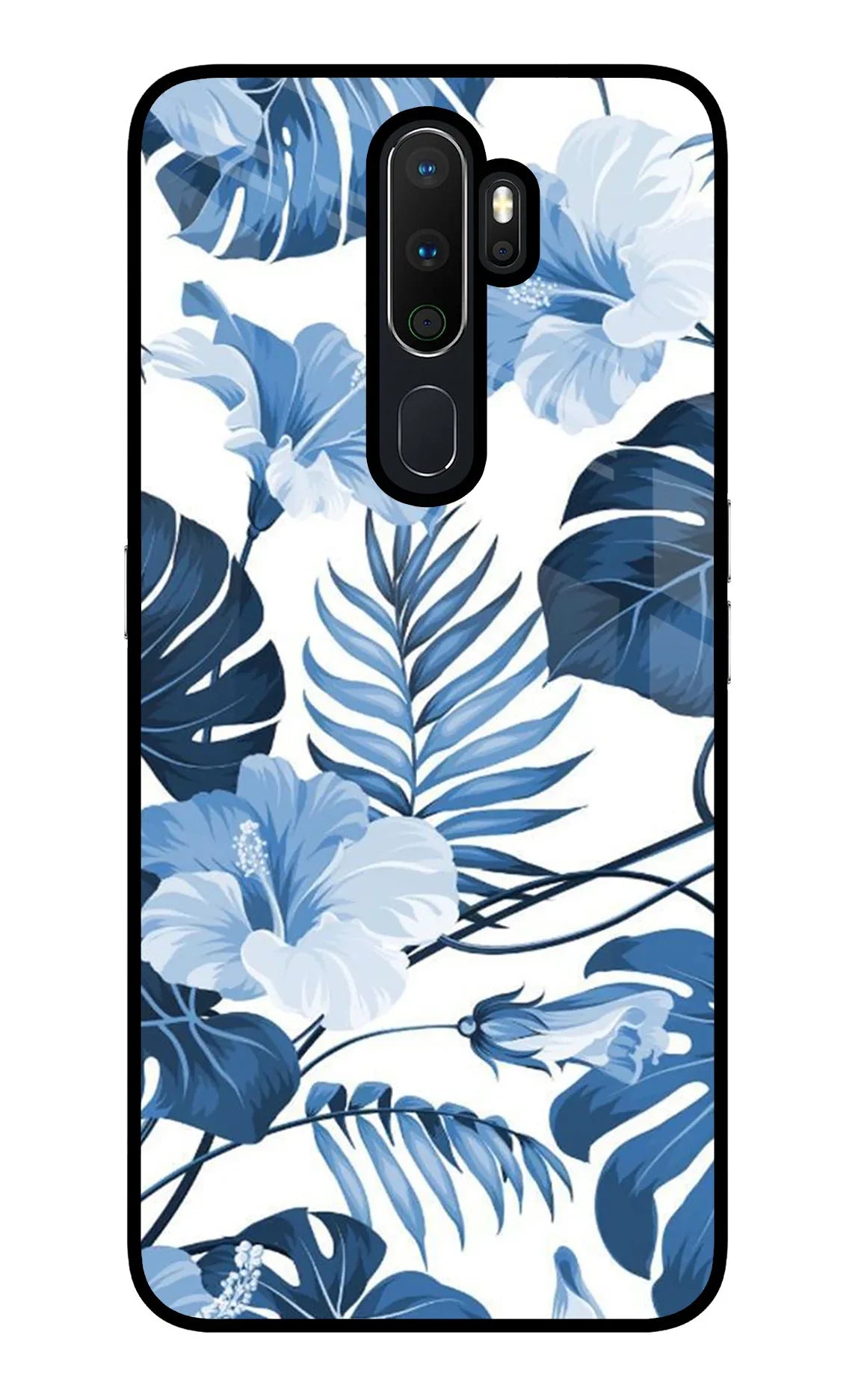 Fabric Art Oppo A5 2020/A9 2020 Glass Case - Fabric Art Oppo A5 2020/A9 2020 Glass Case Fabric Art Oppo A5 2020/A9 2020 Glass Case
