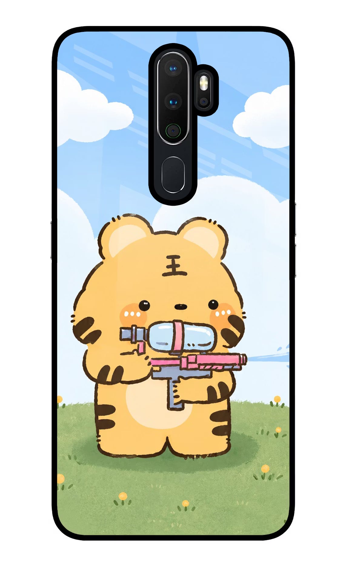 Tiger Treat Oppo A5 2020/A9 2020 Glass Case - Tiger Treat Oppo A5 2020/A9 2020 Glass Case Tiger Treat Oppo A5 2020/A9 2020 Glass Case