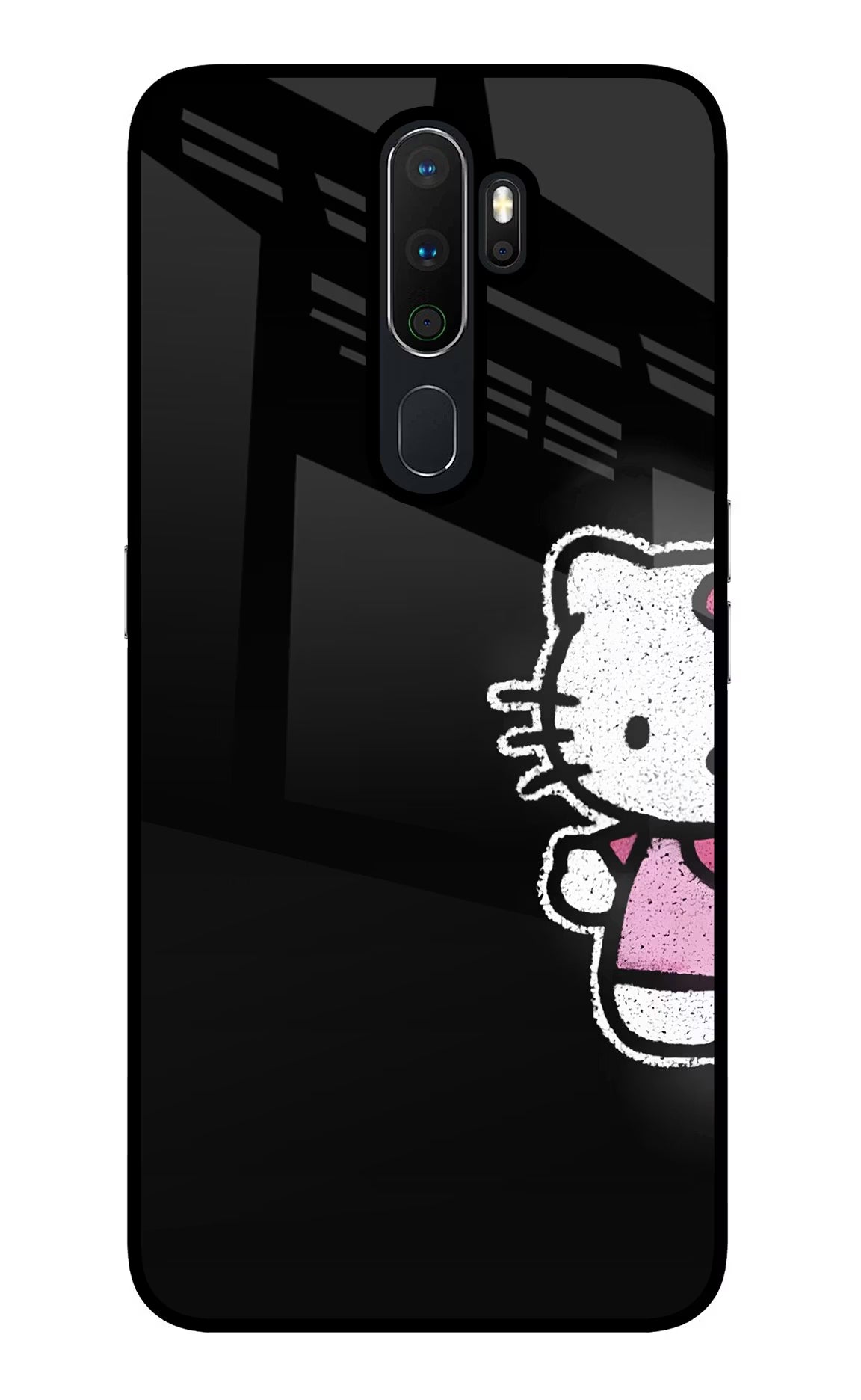 Kitty Charm Oppo A5 2020/A9 2020 Glass Case - Kitty Charm Oppo A5 2020/A9 2020 Glass Case Kitty Charm Oppo A5 2020/A9 2020 Glass Case