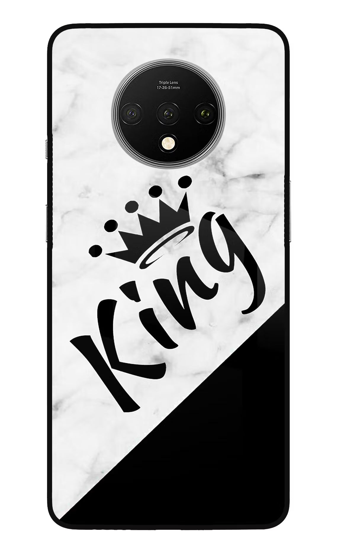 King Oneplus 7T Glass Case - King Oneplus 7T Glass Case King Oneplus 7T Glass Case
