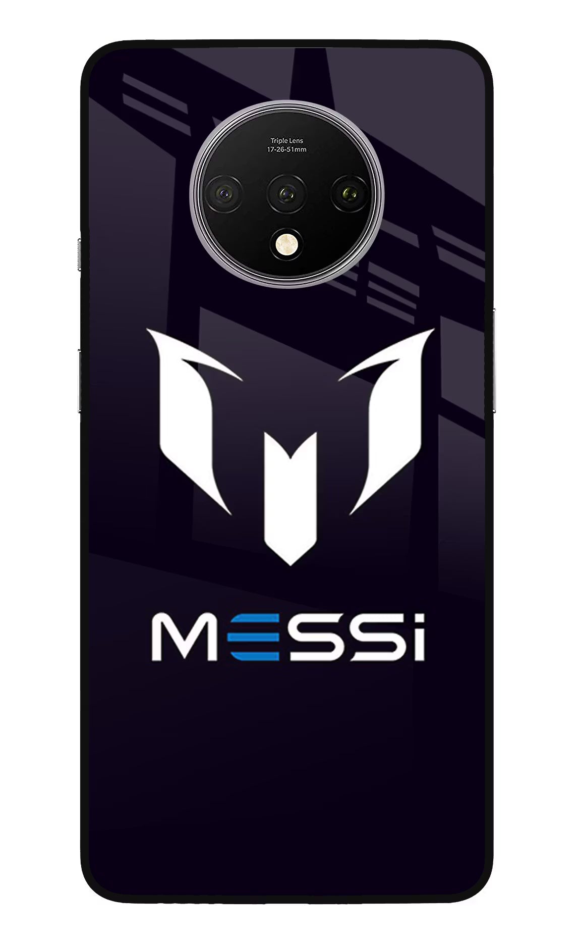 Messi Logo Oneplus 7T Glass Case - Messi Logo Oneplus 7T Glass Case Messi Logo Oneplus 7T Glass Case