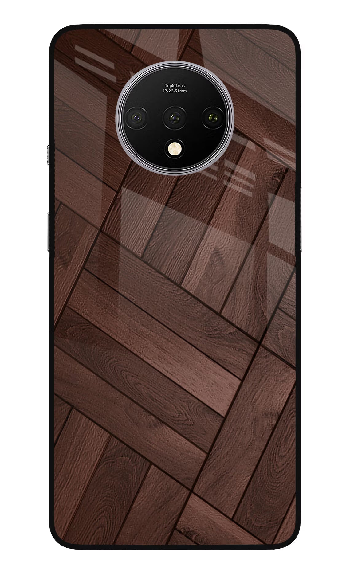 Wooden Texture Design Oneplus 7T Glass Case - Wooden Texture Design Oneplus 7T Glass Case Wooden Texture Design Oneplus 7T Glass Case