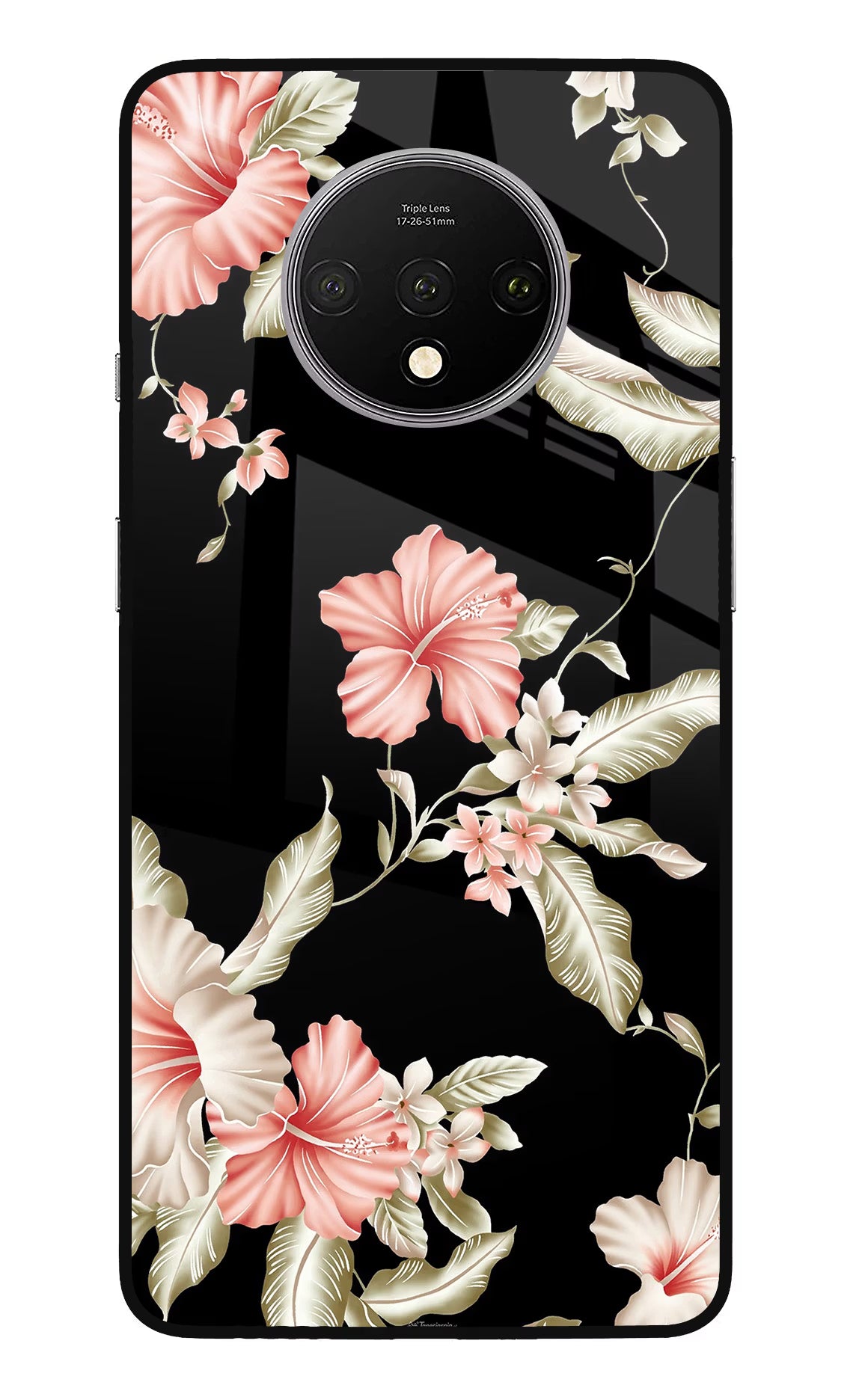 Flowers Oneplus 7T Glass Case - Flowers Oneplus 7T Glass Case Flowers Oneplus 7T Glass Case