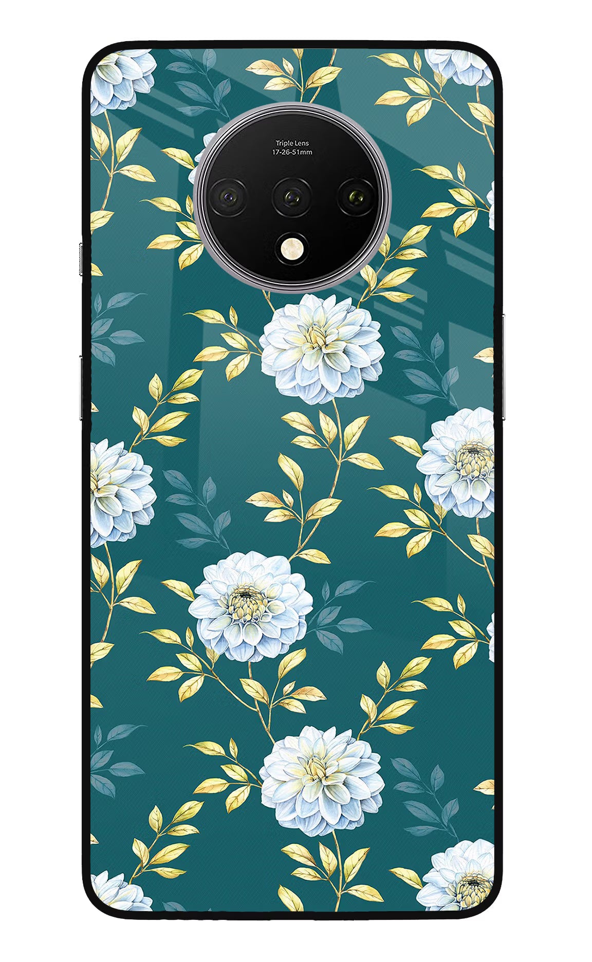 Flowers Oneplus 7T Glass Case - Flowers Oneplus 7T Glass Case Flowers Oneplus 7T Glass Case