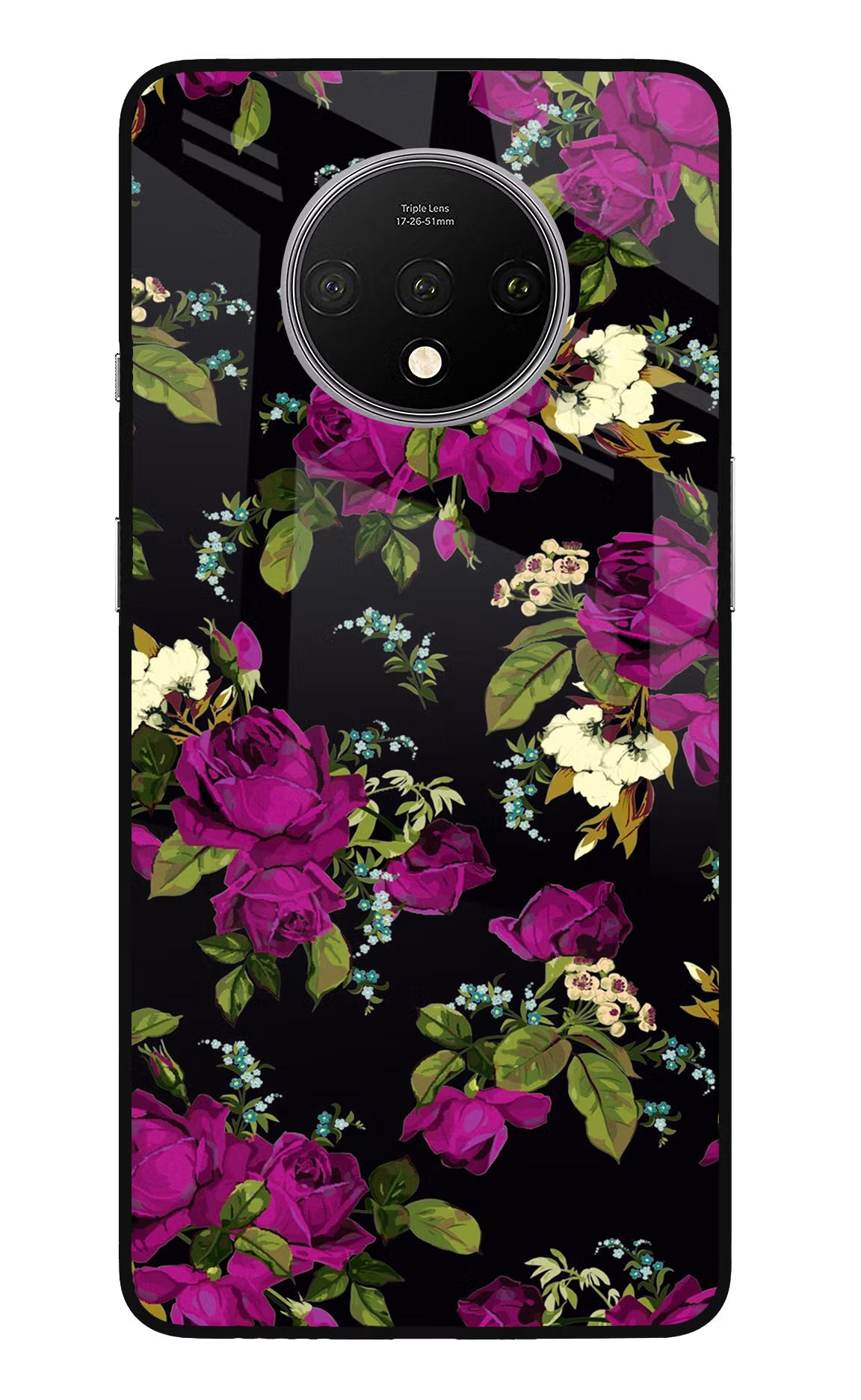 Flowers Oneplus 7T Glass Case - Flowers Oneplus 7T Glass Case Flowers Oneplus 7T Glass Case