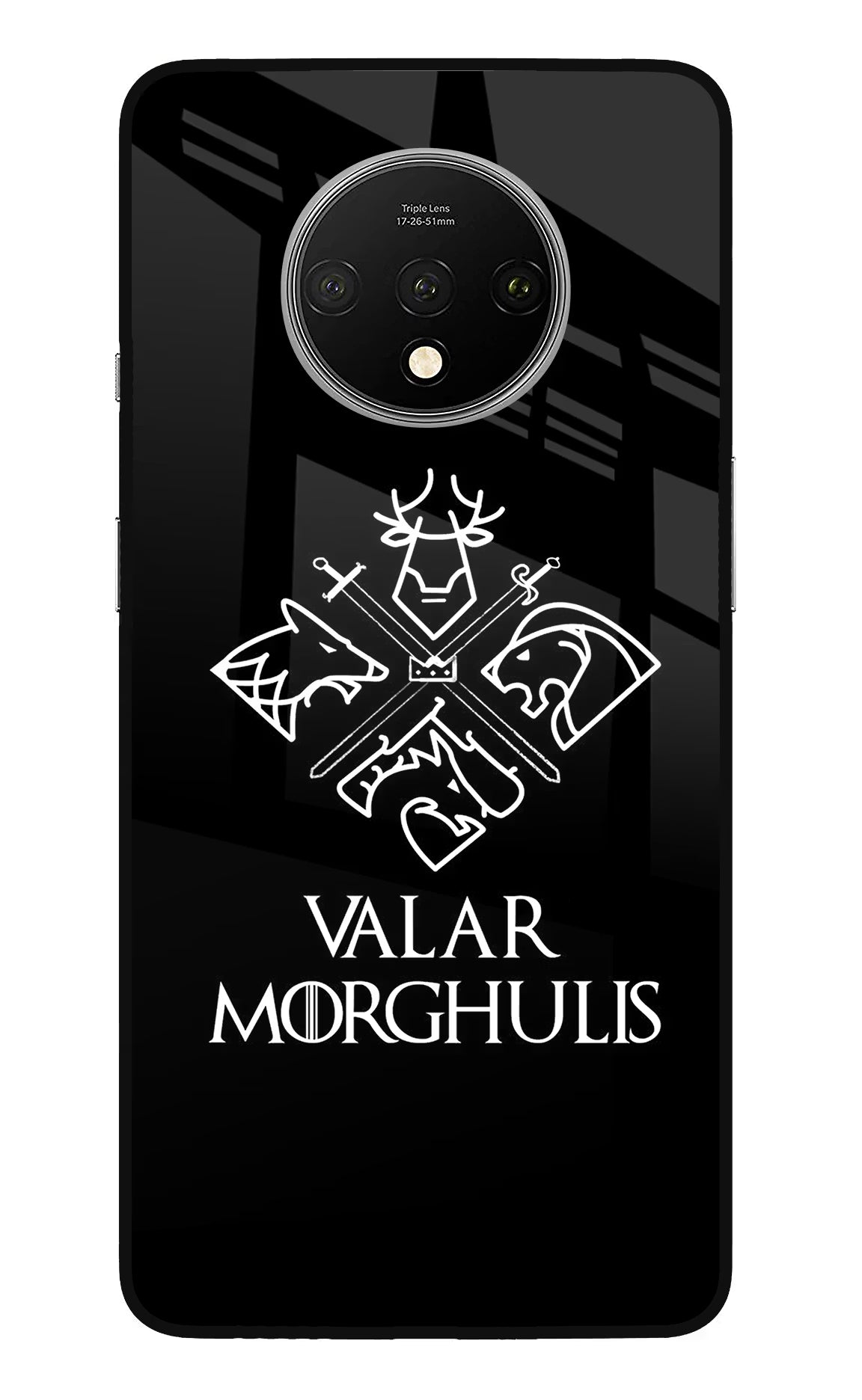 Valar Morghulis | Game Of Thrones Oneplus 7T Glass Case - Valar Morghulis | Game Of Thrones Oneplus 7T Glass Case Valar Morghulis | Game Of Thrones Oneplus 7T Glass Case