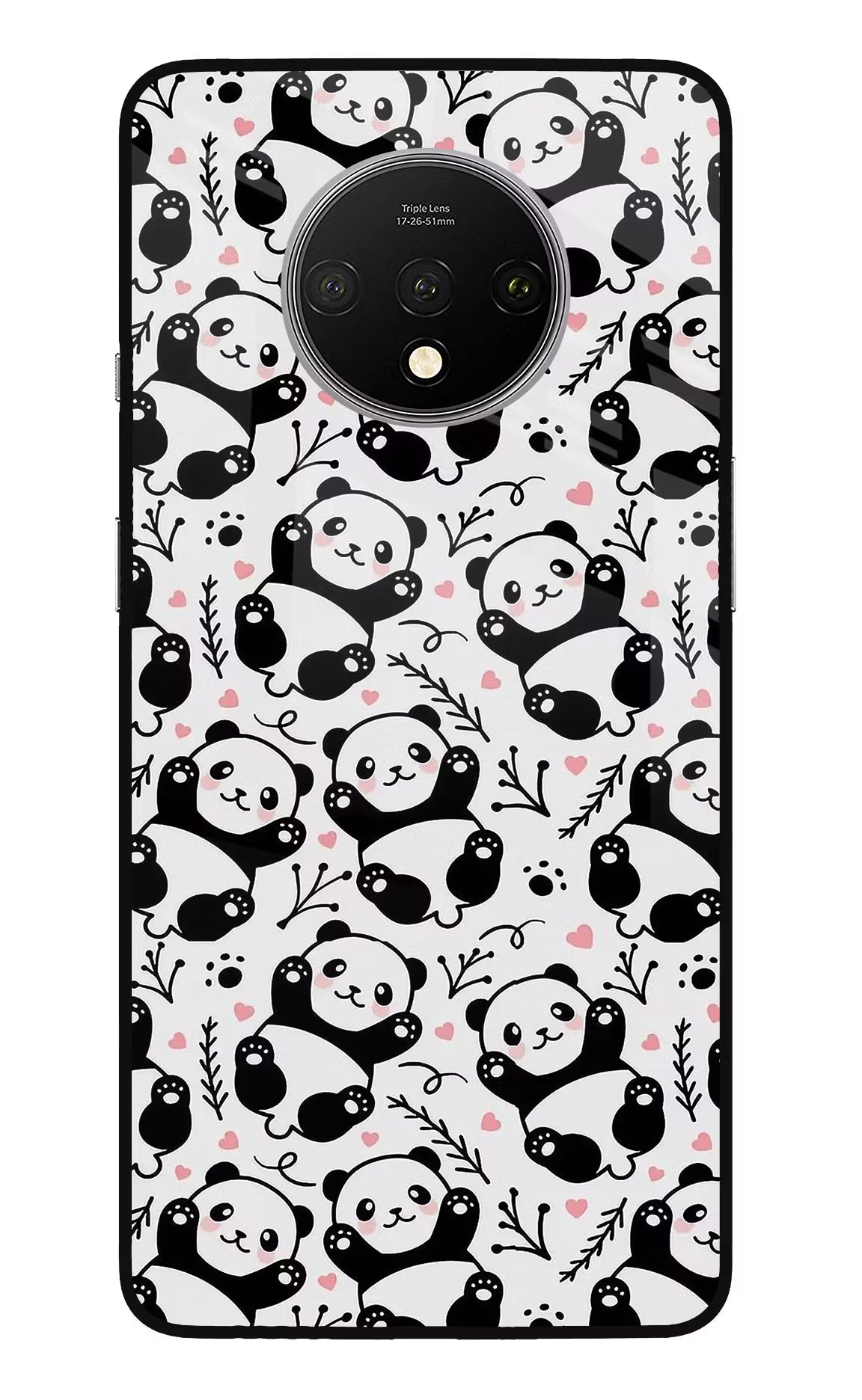 Cute Panda Oneplus 7T Glass Case - Cute Panda Oneplus 7T Glass Case Cute Panda Oneplus 7T Glass Case