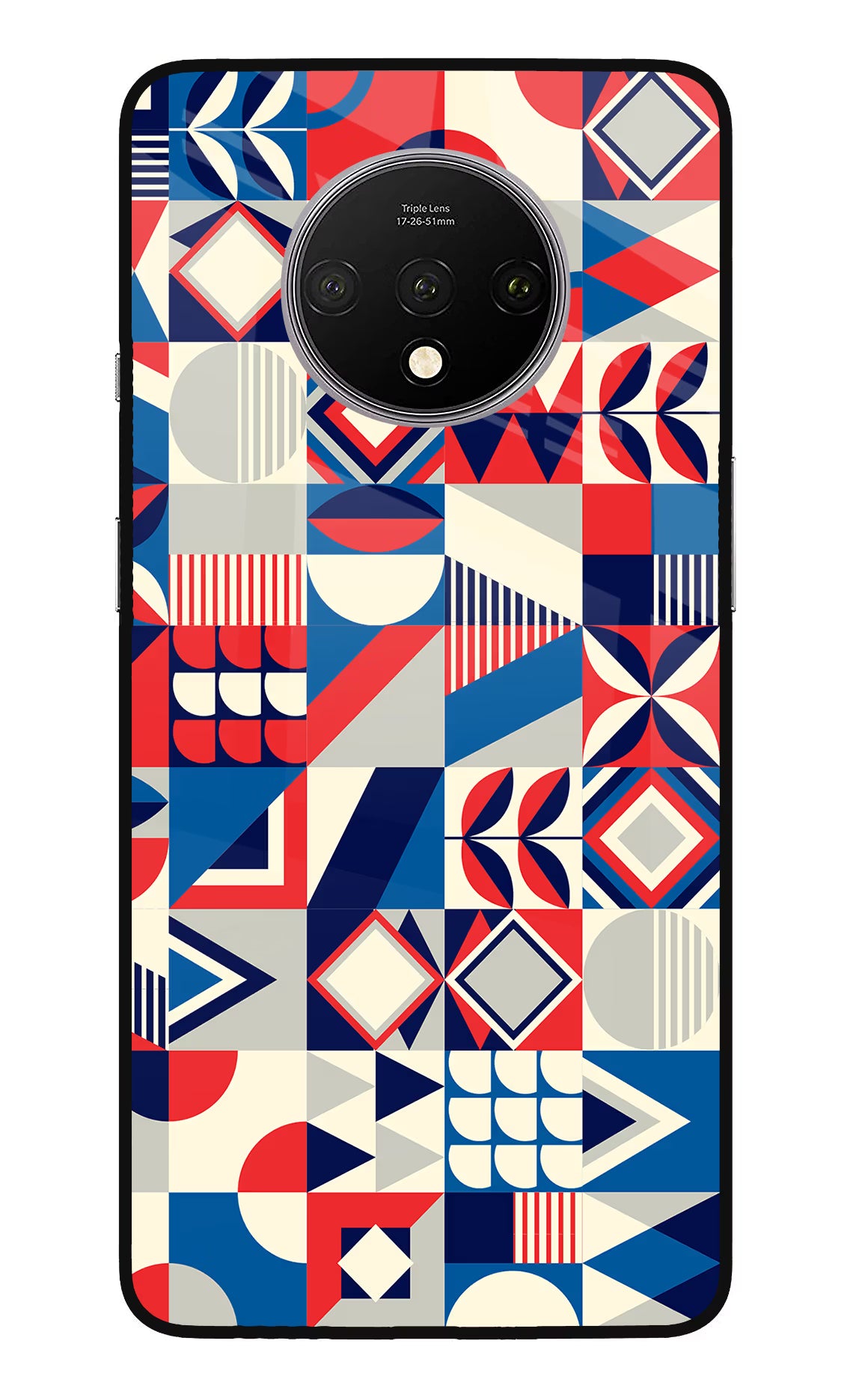 Colorful Pattern Oneplus 7T Glass Case - Colorful Pattern Oneplus 7T Glass Case Colorful Pattern Oneplus 7T Glass Case