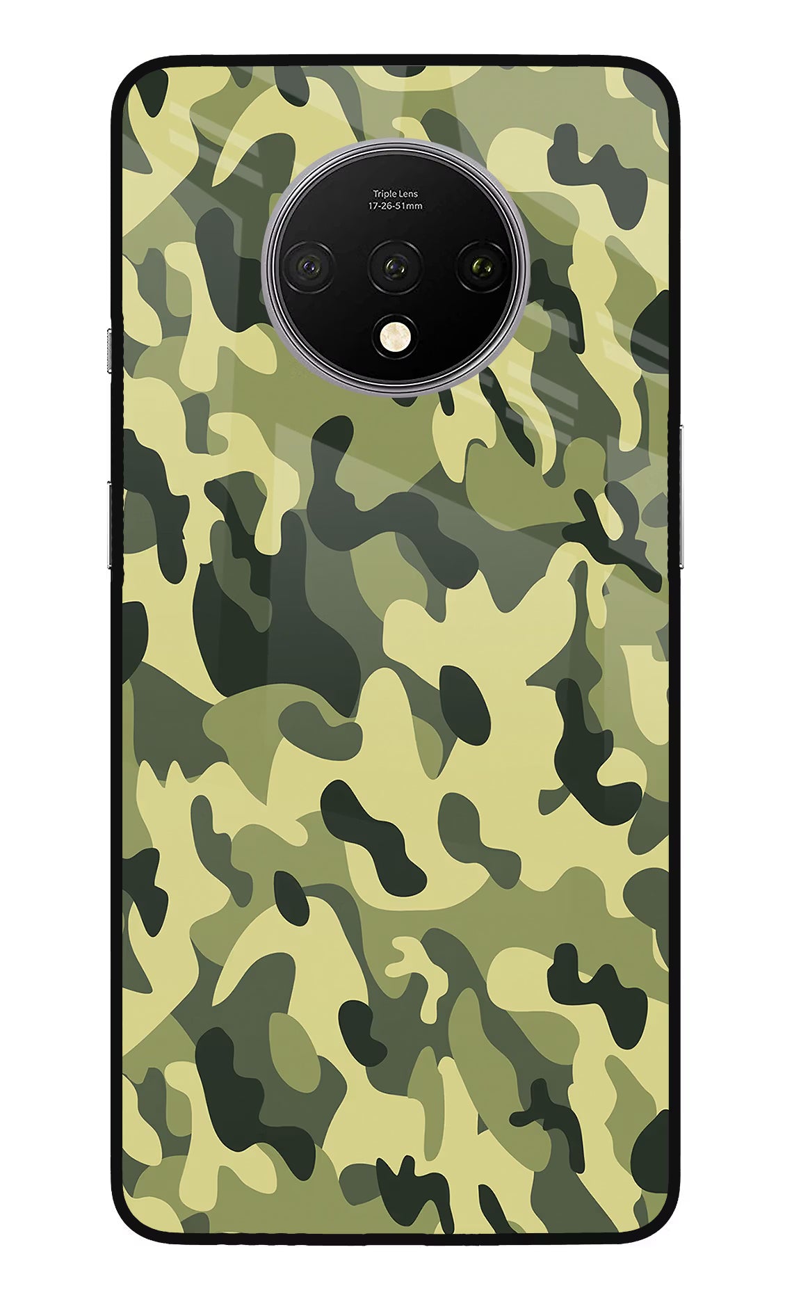 Camouflage Oneplus 7T Glass Case - Camouflage Oneplus 7T Glass Case Camouflage Oneplus 7T Glass Case