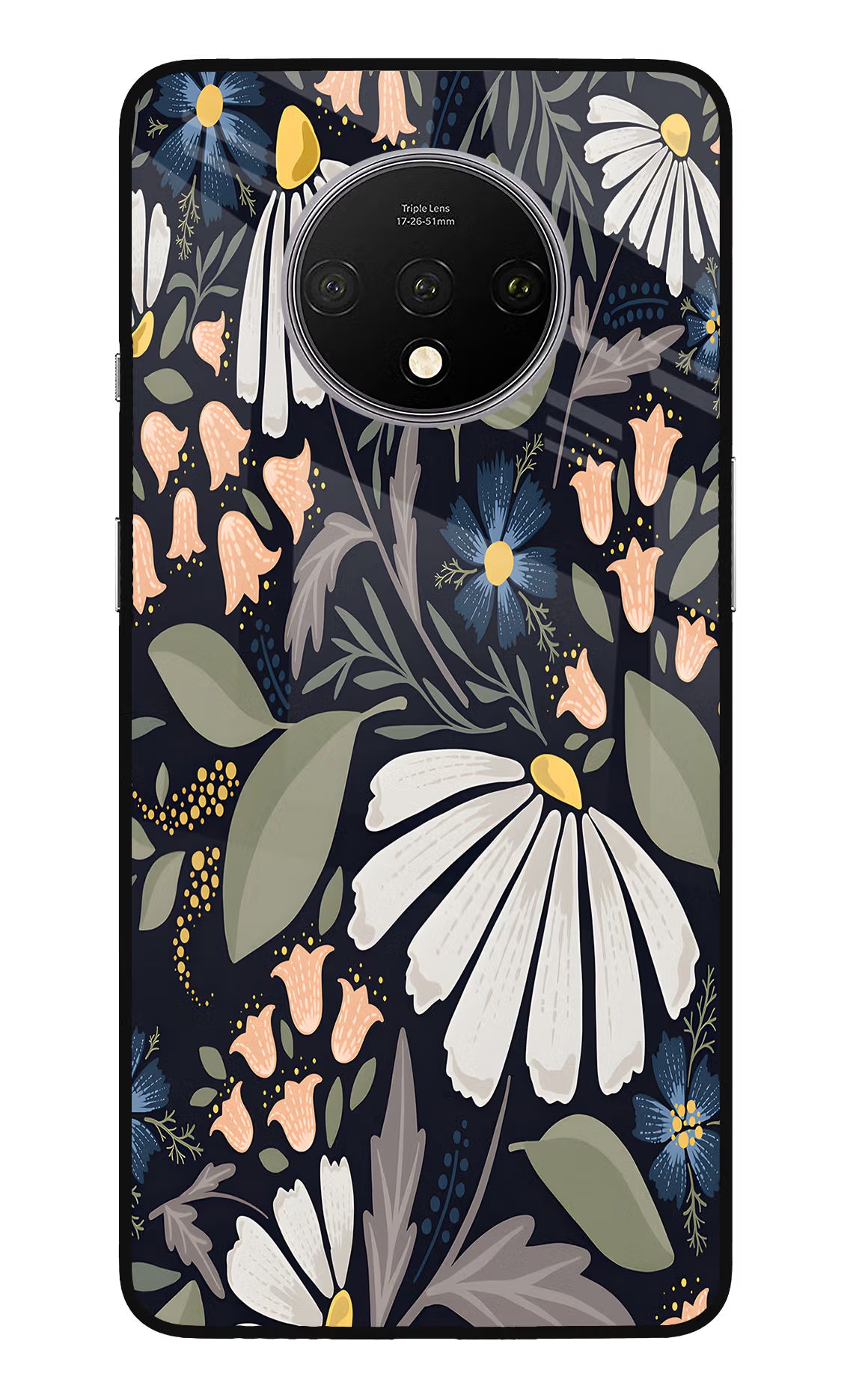Flowers Art Oneplus 7T Glass Case - Flowers Art Oneplus 7T Glass Case Flowers Art Oneplus 7T Glass Case