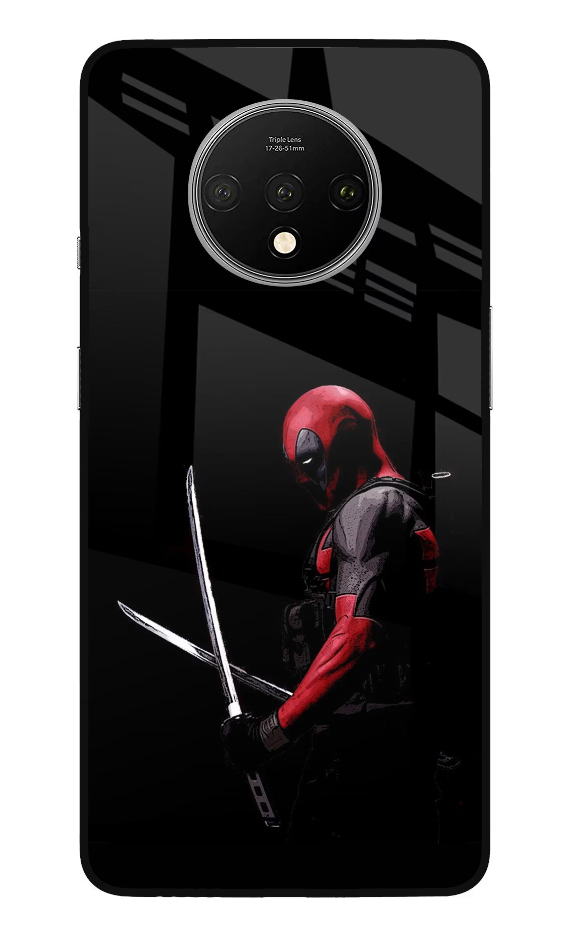 Deadpool Oneplus 7T Glass Case - Deadpool Oneplus 7T Glass Case Deadpool Oneplus 7T Glass Case