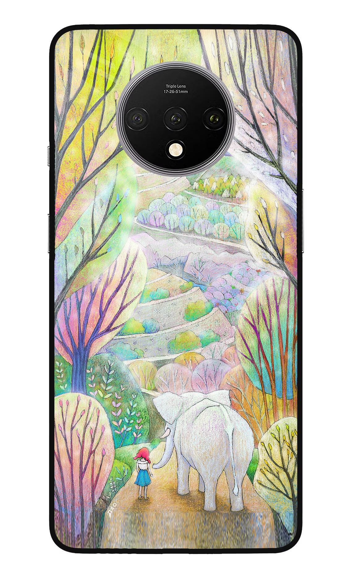 Nature Painting Oneplus 7T Glass Case - Nature Painting Oneplus 7T Glass Case Nature Painting Oneplus 7T Glass Case