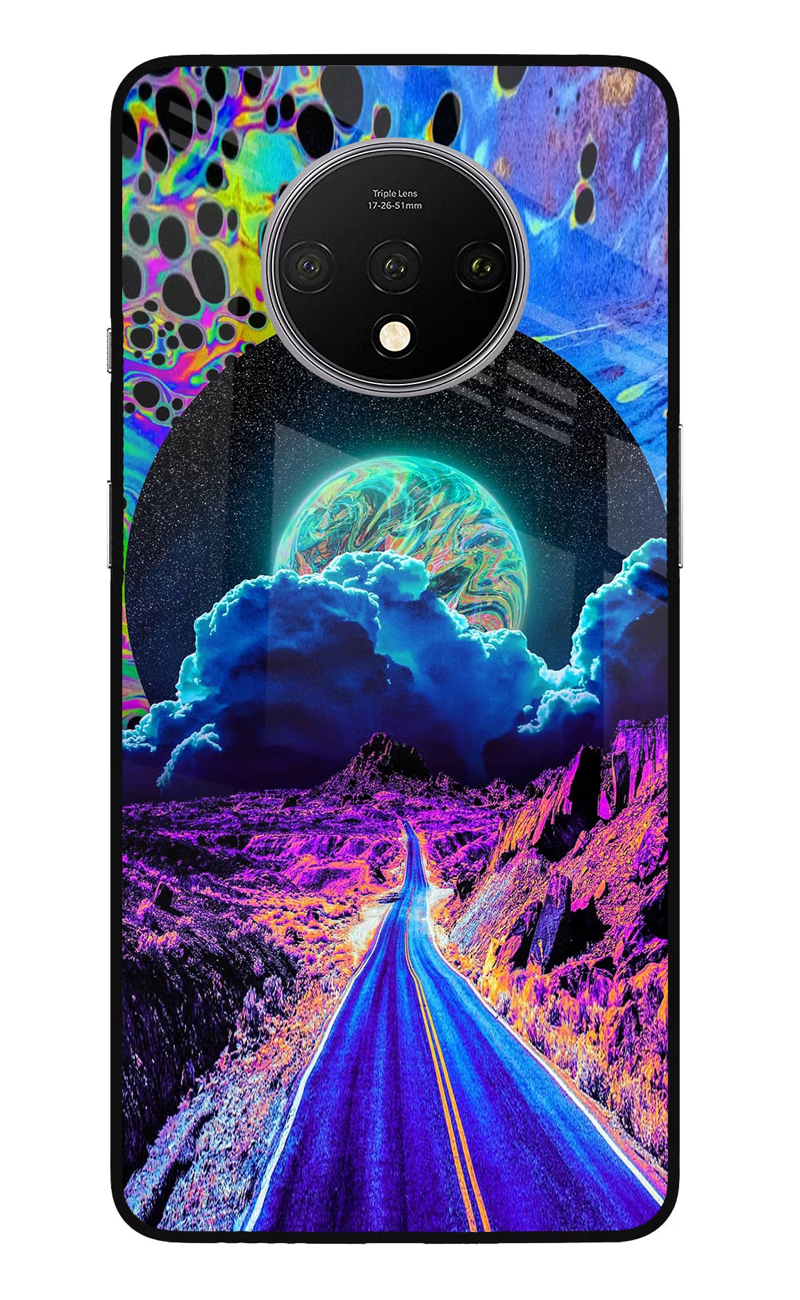 Psychedelic Painting Oneplus 7T Glass Case - Psychedelic Painting Oneplus 7T Glass Case Psychedelic Painting Oneplus 7T Glass Case
