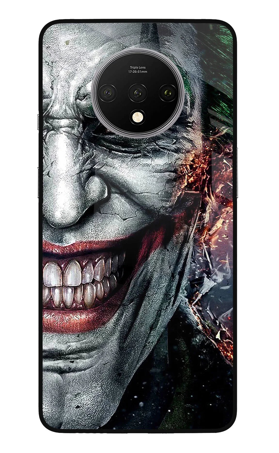 Joker Cam Oneplus 7T Glass Case - Joker Cam Oneplus 7T Glass Case Joker Cam Oneplus 7T Glass Case