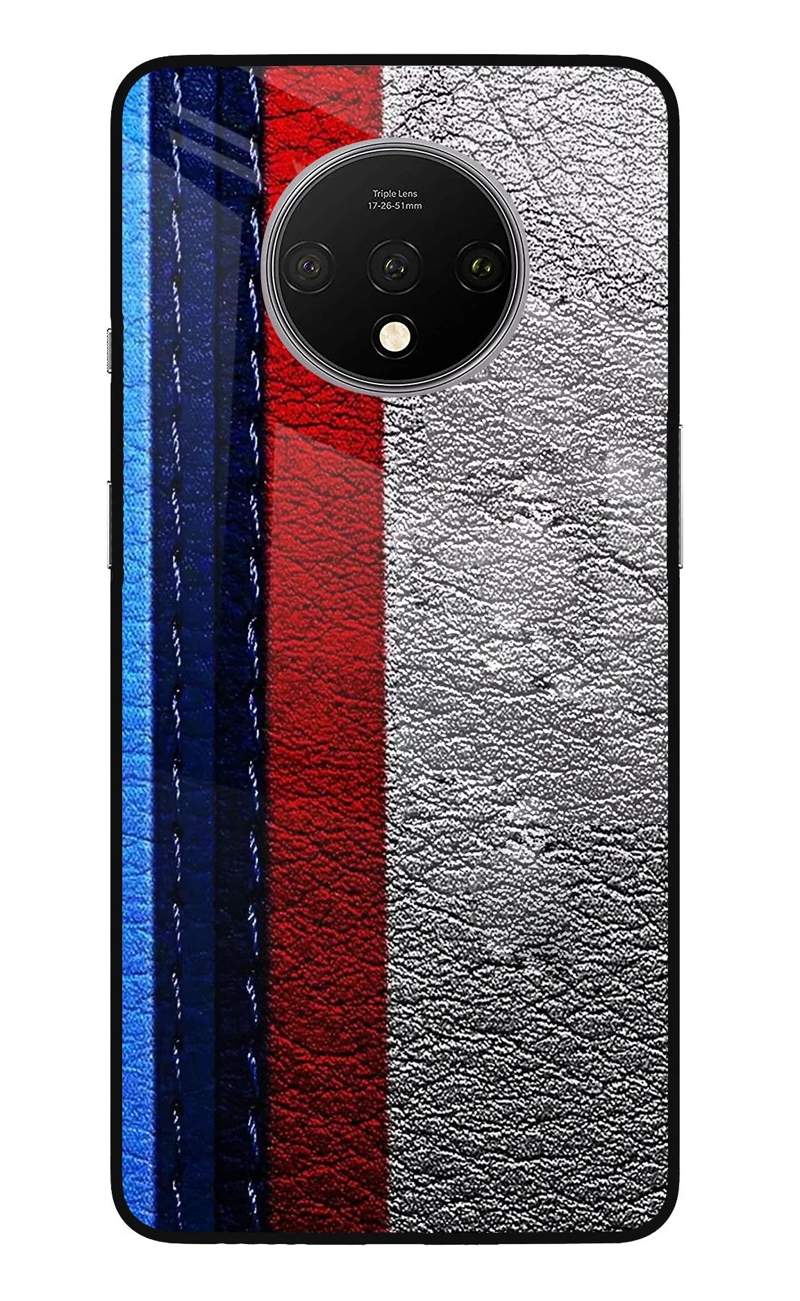 BMW Stripes Oneplus 7T Glass Case - BMW Stripes Oneplus 7T Glass Case BMW Stripes Oneplus 7T Glass Case