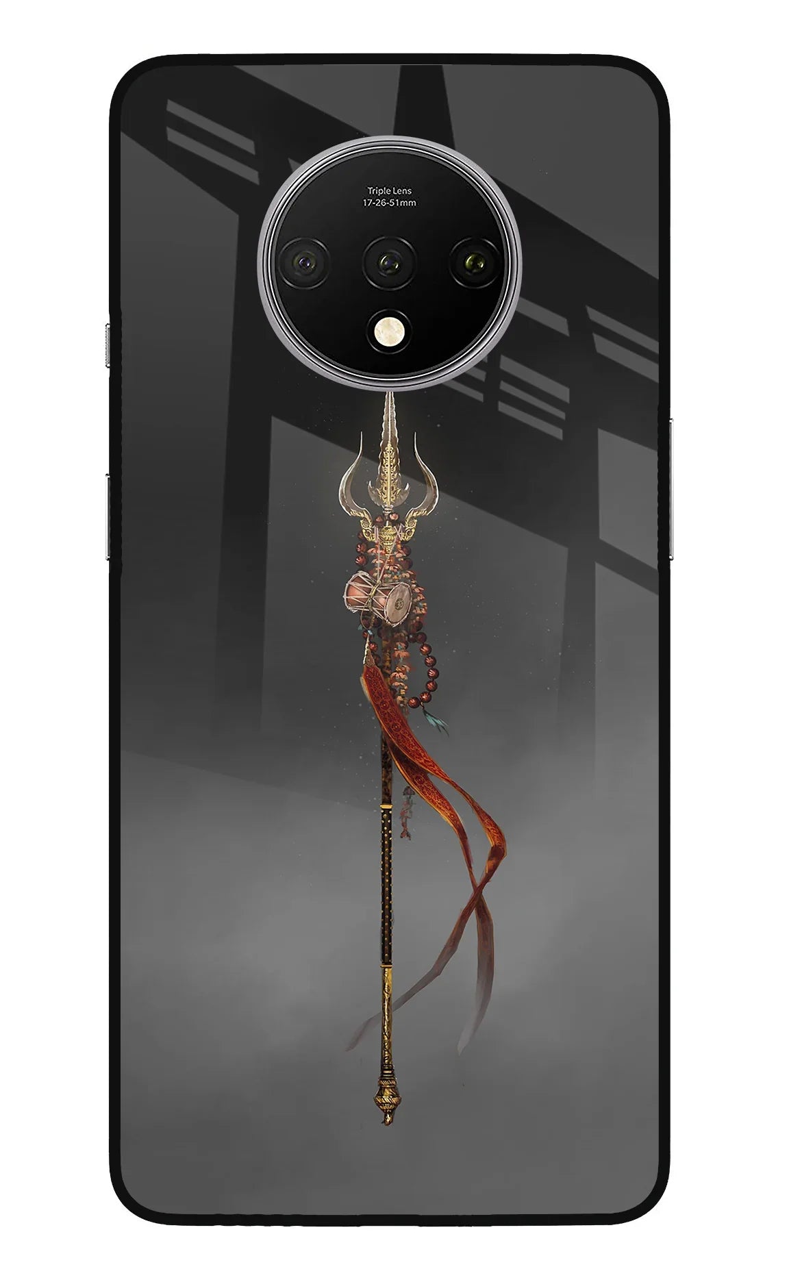 Shiv Trishul Oneplus 7T Glass Case - Shiv Trishul Oneplus 7T Glass Case Shiv Trishul Oneplus 7T Glass Case