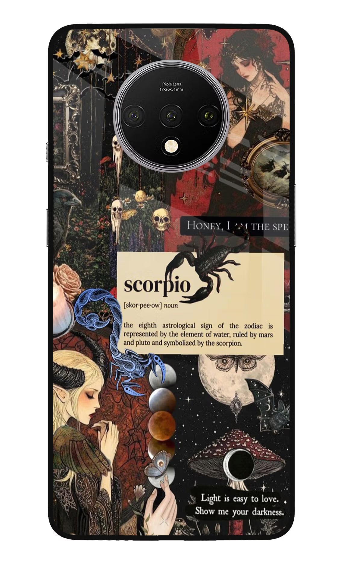 Scorpio Zodiac Oneplus 7T Glass Case - Scorpio Zodiac Oneplus 7T Glass Case Scorpio Zodiac Oneplus 7T Glass Case