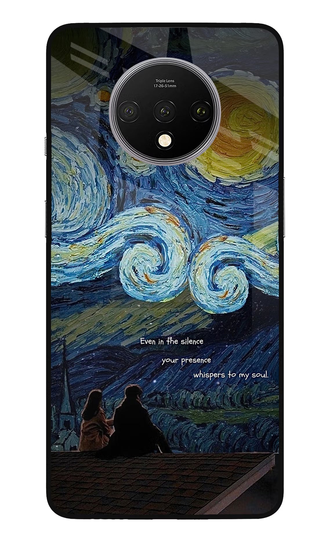 Softcore Oneplus 7T Glass Case - Softcore Oneplus 7T Glass Case Softcore Oneplus 7T Glass Case