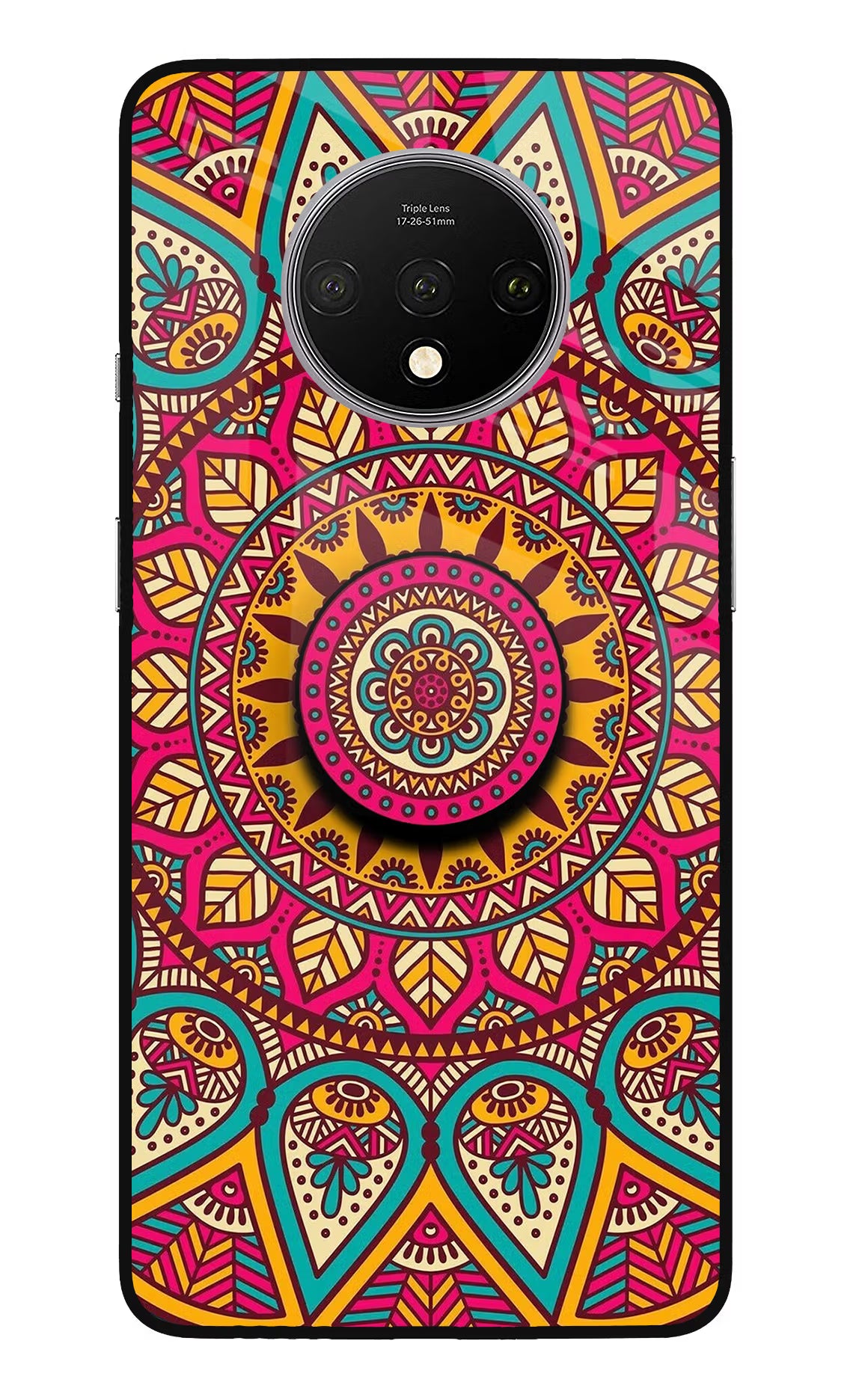 Mandala Oneplus 7T Glass Case - Mandala Oneplus 7T Glass Case Mandala Oneplus 7T Glass Case