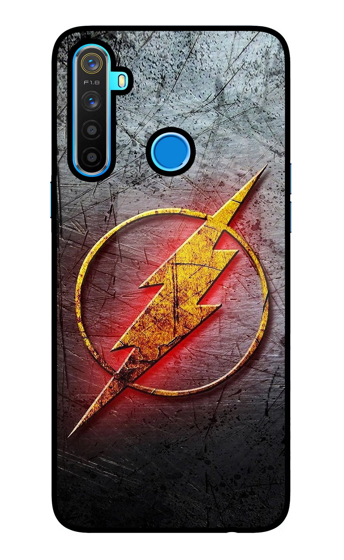 Flash Realme 5/5i/5s Glass Case - Flash Realme 5/5i/5s Glass Case Flash Realme 5/5i/5s Glass Case