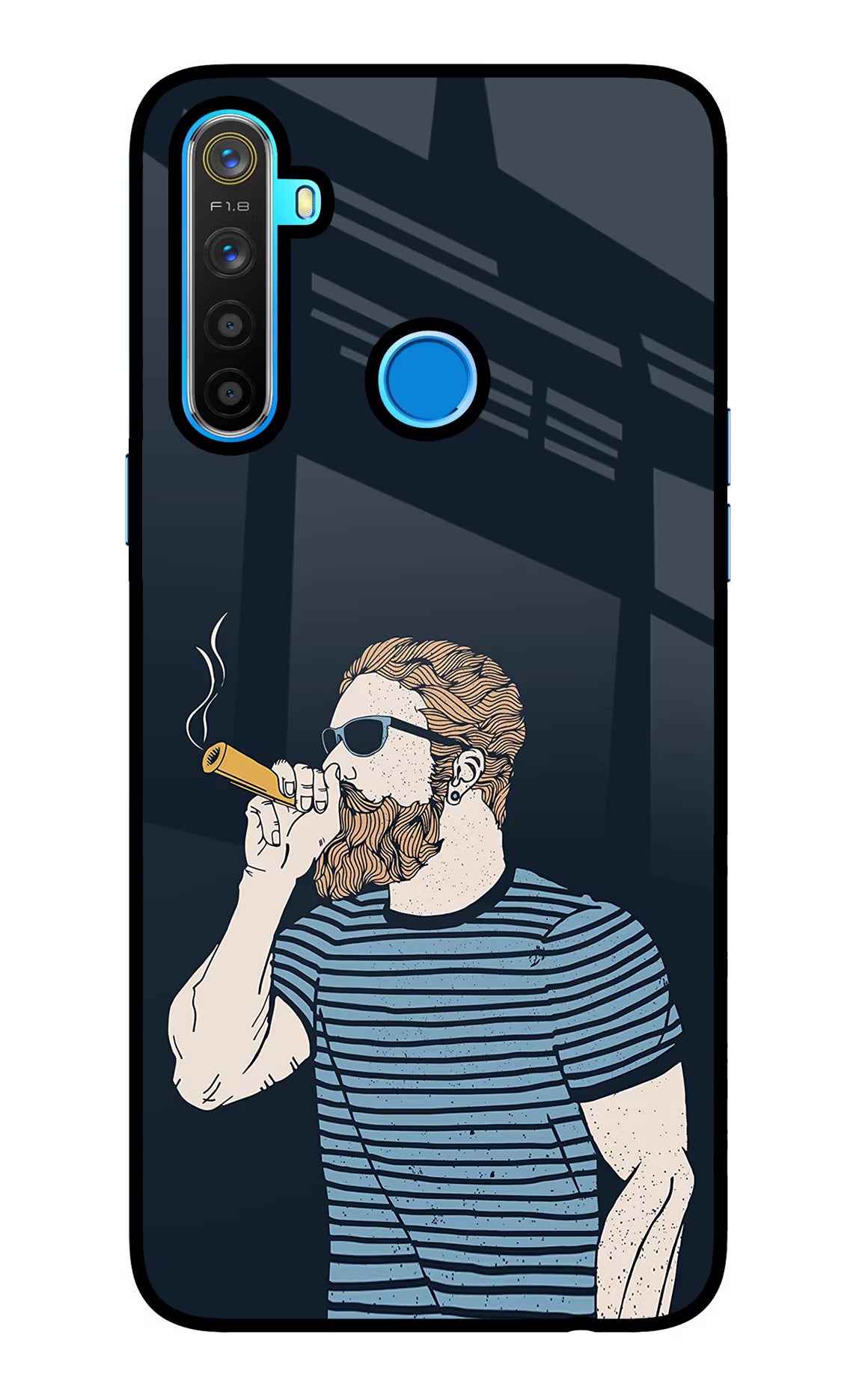 Smoking Realme 5/5i/5s Glass Case - Smoking Realme 5/5i/5s Glass Case Smoking Realme 5/5i/5s Glass Case