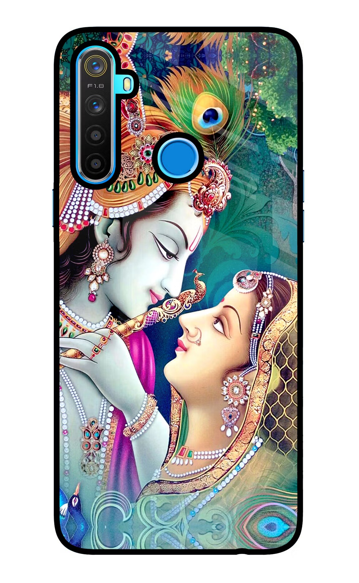 Lord Radha Krishna Realme 5/5i/5s Glass Case - Lord Radha Krishna Realme 5/5i/5s Glass Case Lord Radha Krishna Realme 5/5i/5s Glass Case