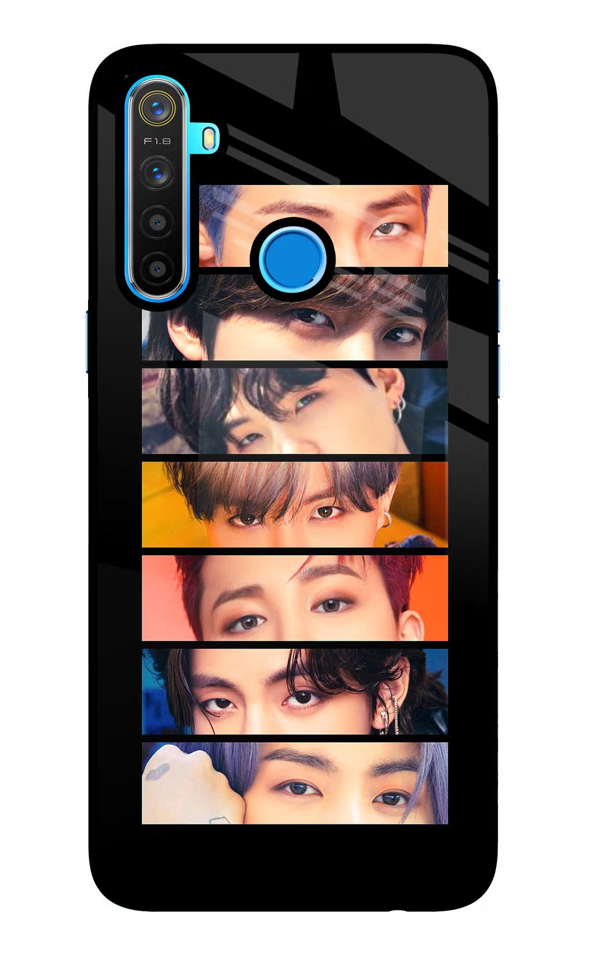 BTS Eyes Realme 5/5i/5s Glass Case - BTS Eyes Realme 5/5i/5s Glass Case BTS Eyes Realme 5/5i/5s Glass Case